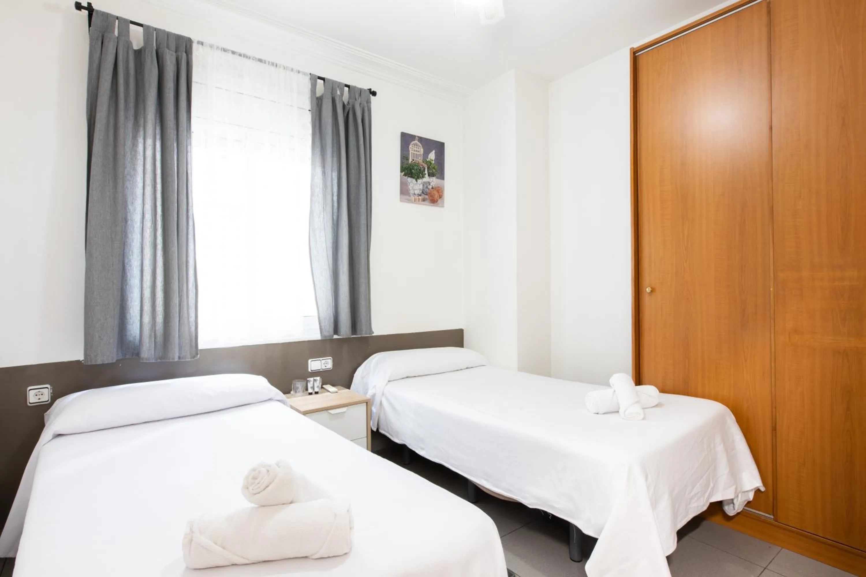 Bed in Pensión Galicia