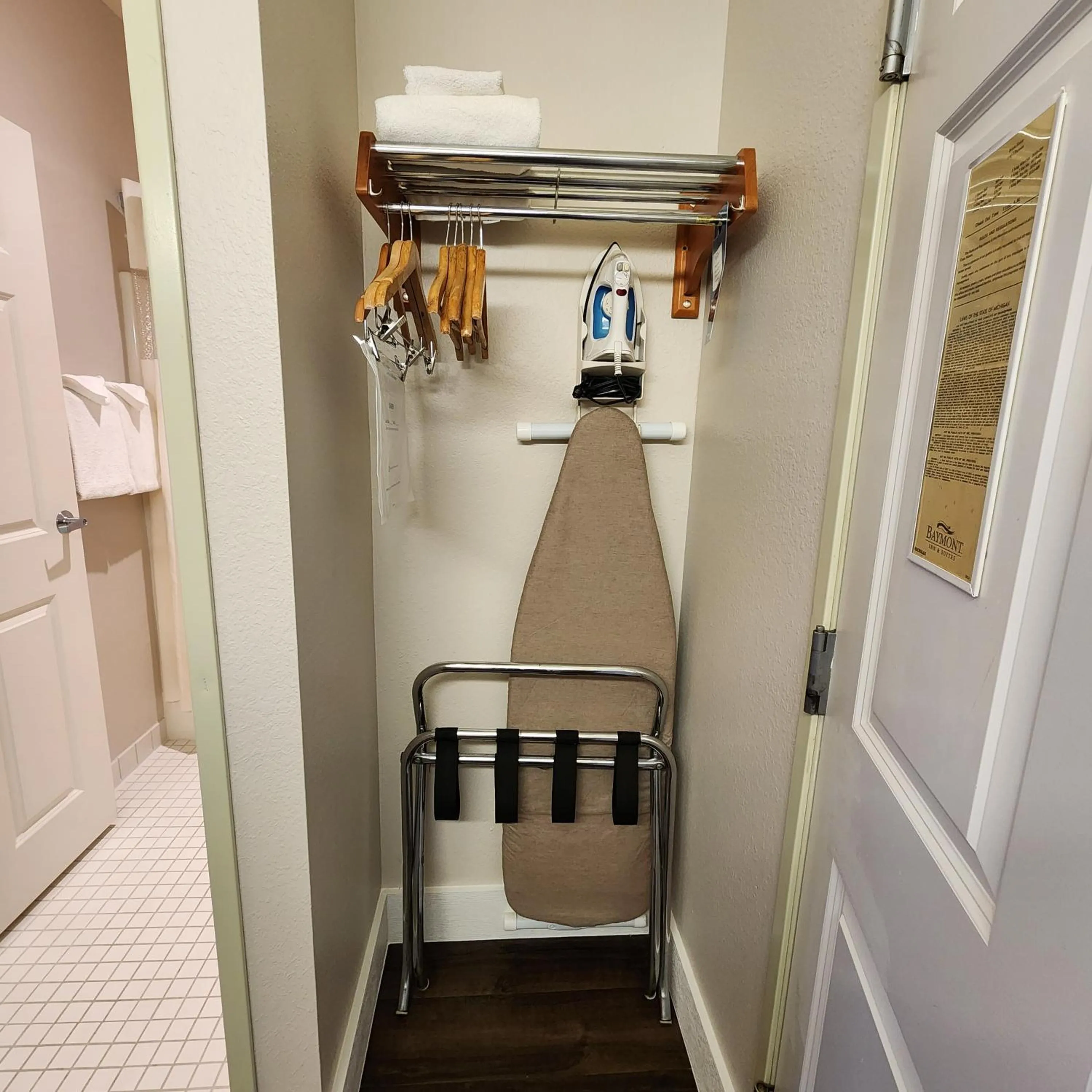 wardrobe in Baymont by Wyndham Mackinaw City