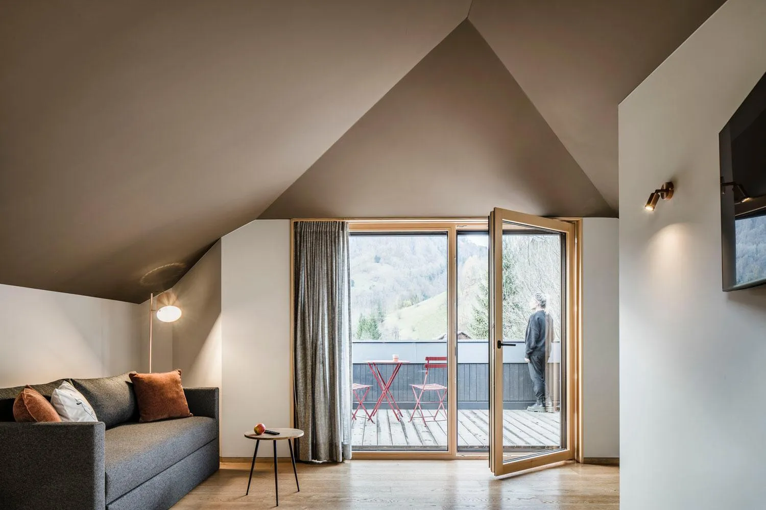 Living room in freiraum Apartments