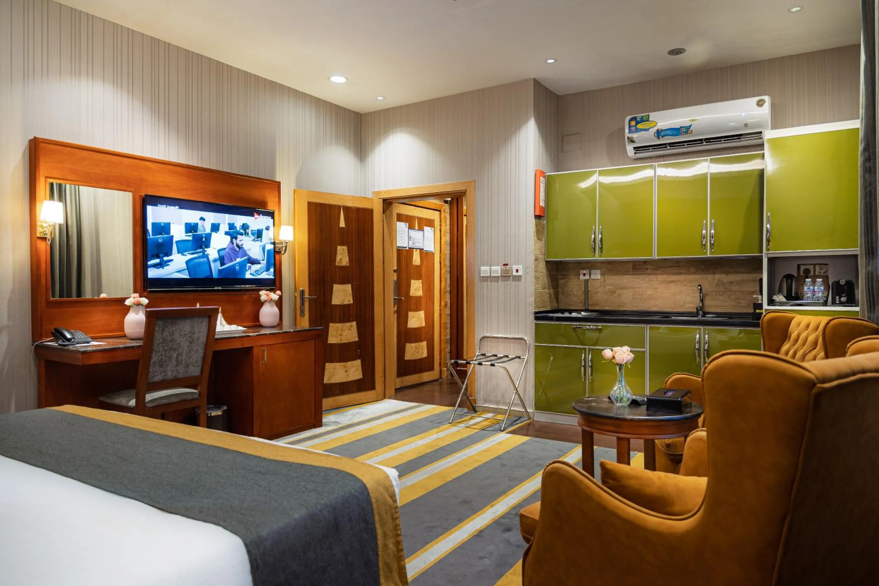 Bed in شاطيء الحياة للشقق المخدومة