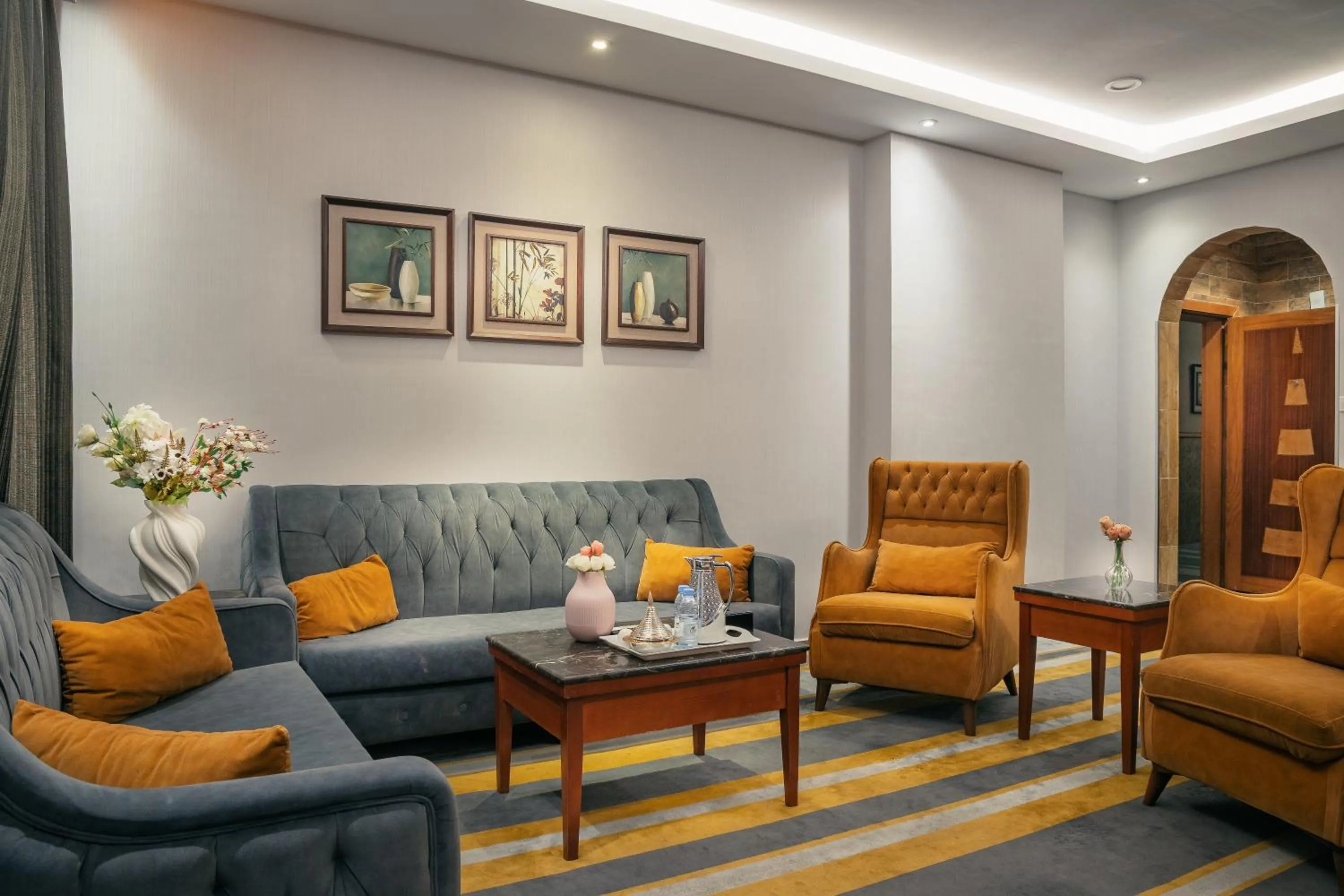 Living room in شاطيء الحياة للشقق المخدومة