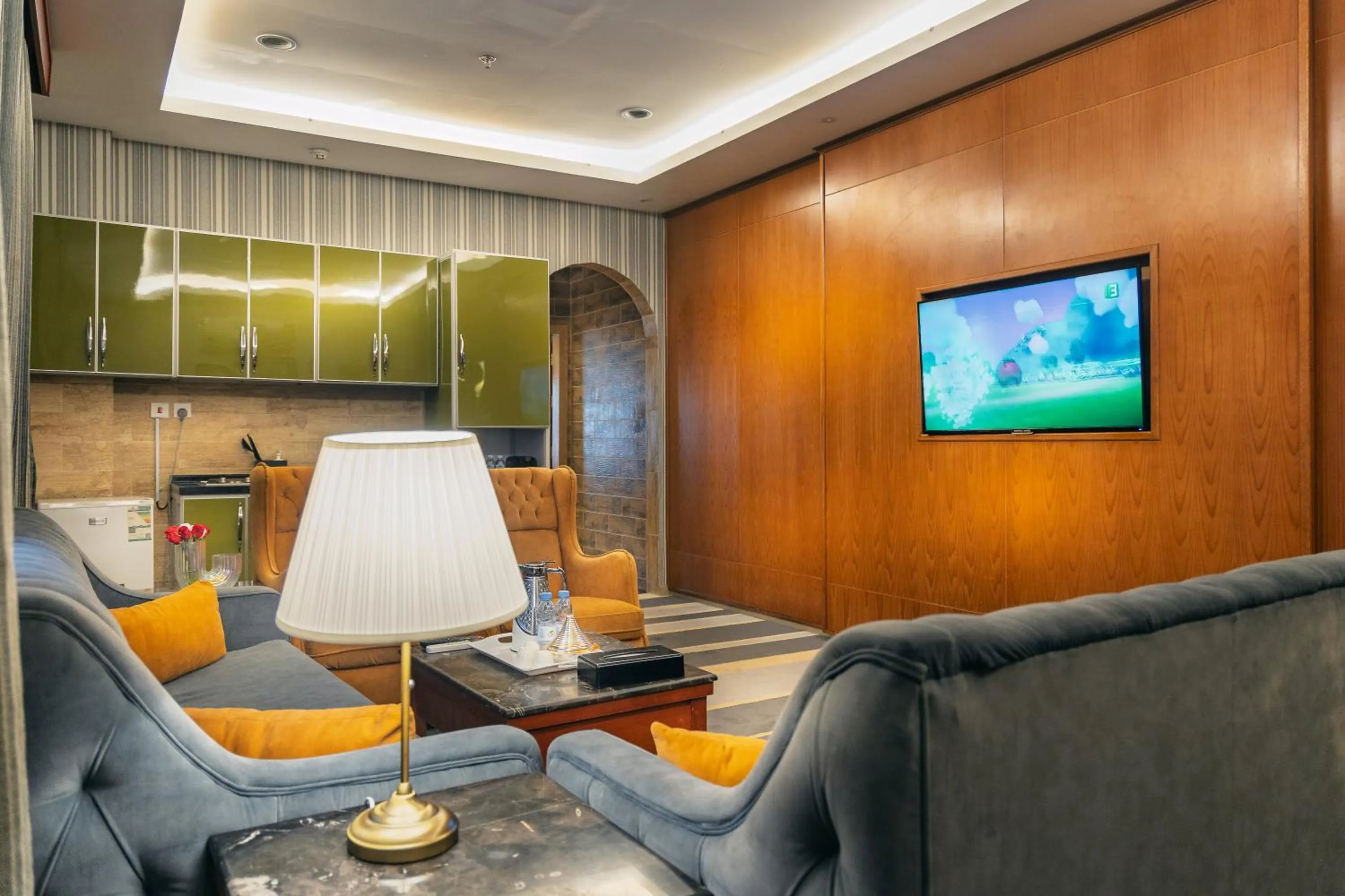 TV and multimedia in شاطيء الحياة للشقق المخدومة