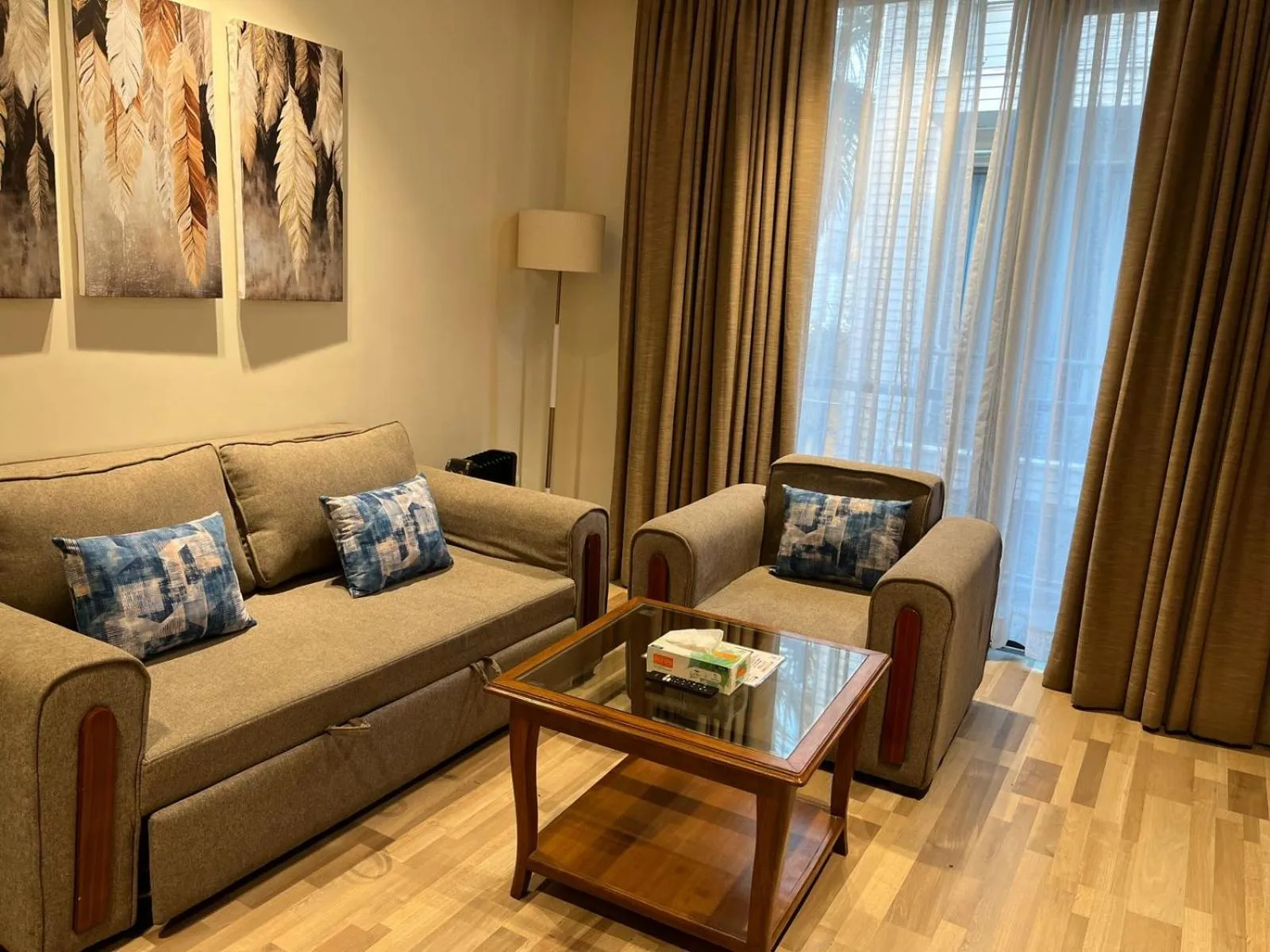 Living room in UDS Villa Scandinavian - Next to VFS, Walking to Connaught Place