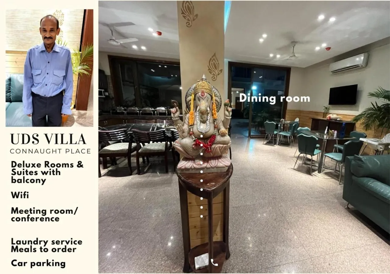 Dining area in UDS Villa - Next to VFS, Walking to Connaught Place