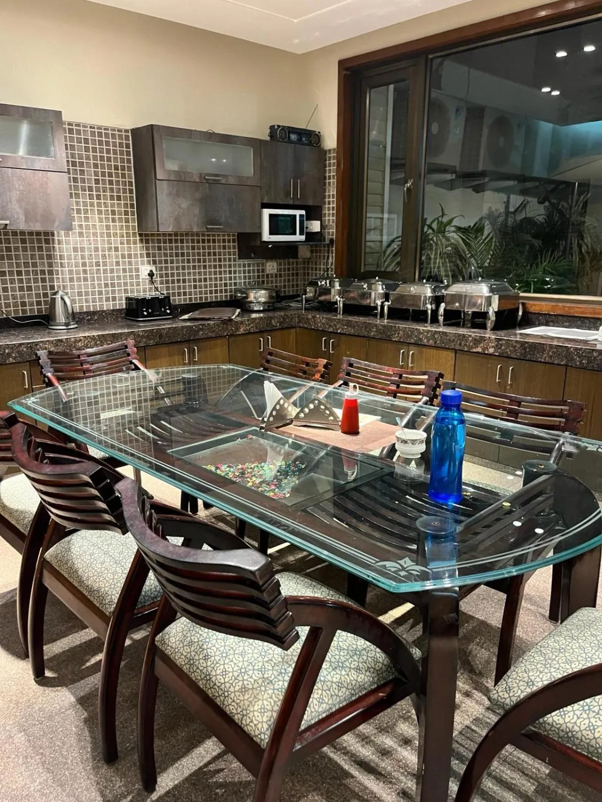 Dining area in UDS Villa - Next to VFS, Walking to Connaught Place