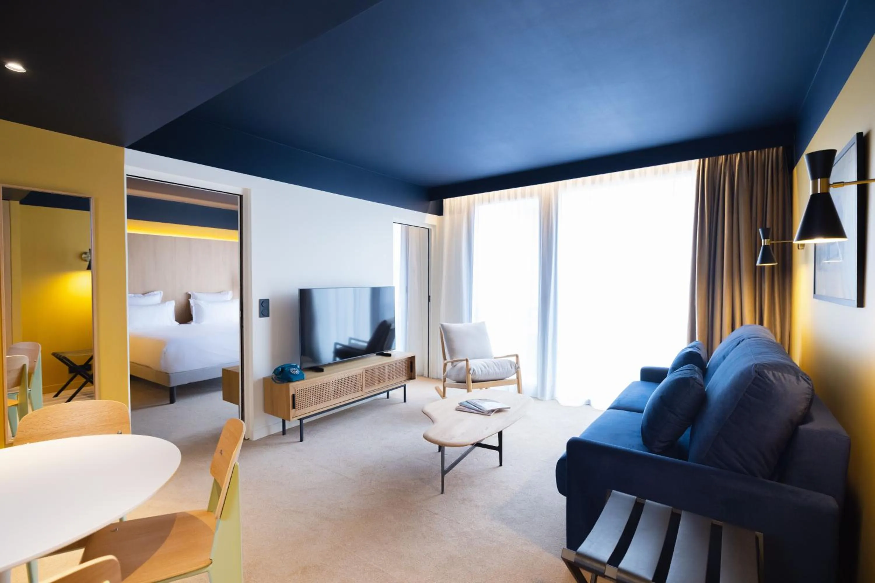 Photo of the whole room, Bed in KOPSTER Hotel Residence Paris Ouest Colombes