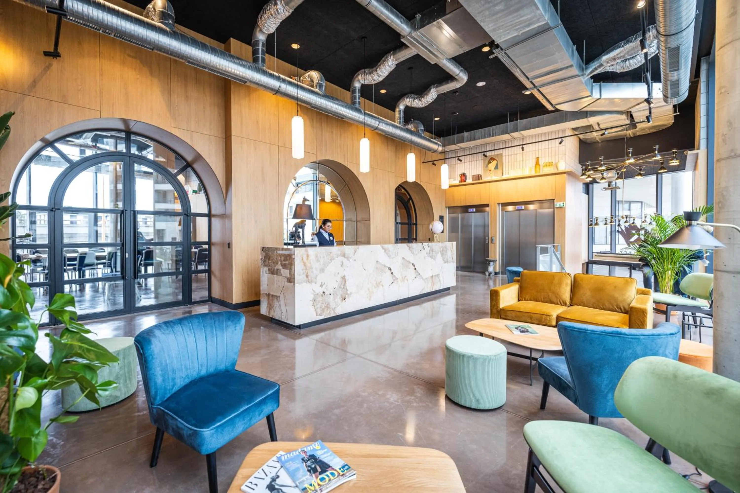 Lobby or reception in KOPSTER Hotel Residence Paris Ouest Colombes