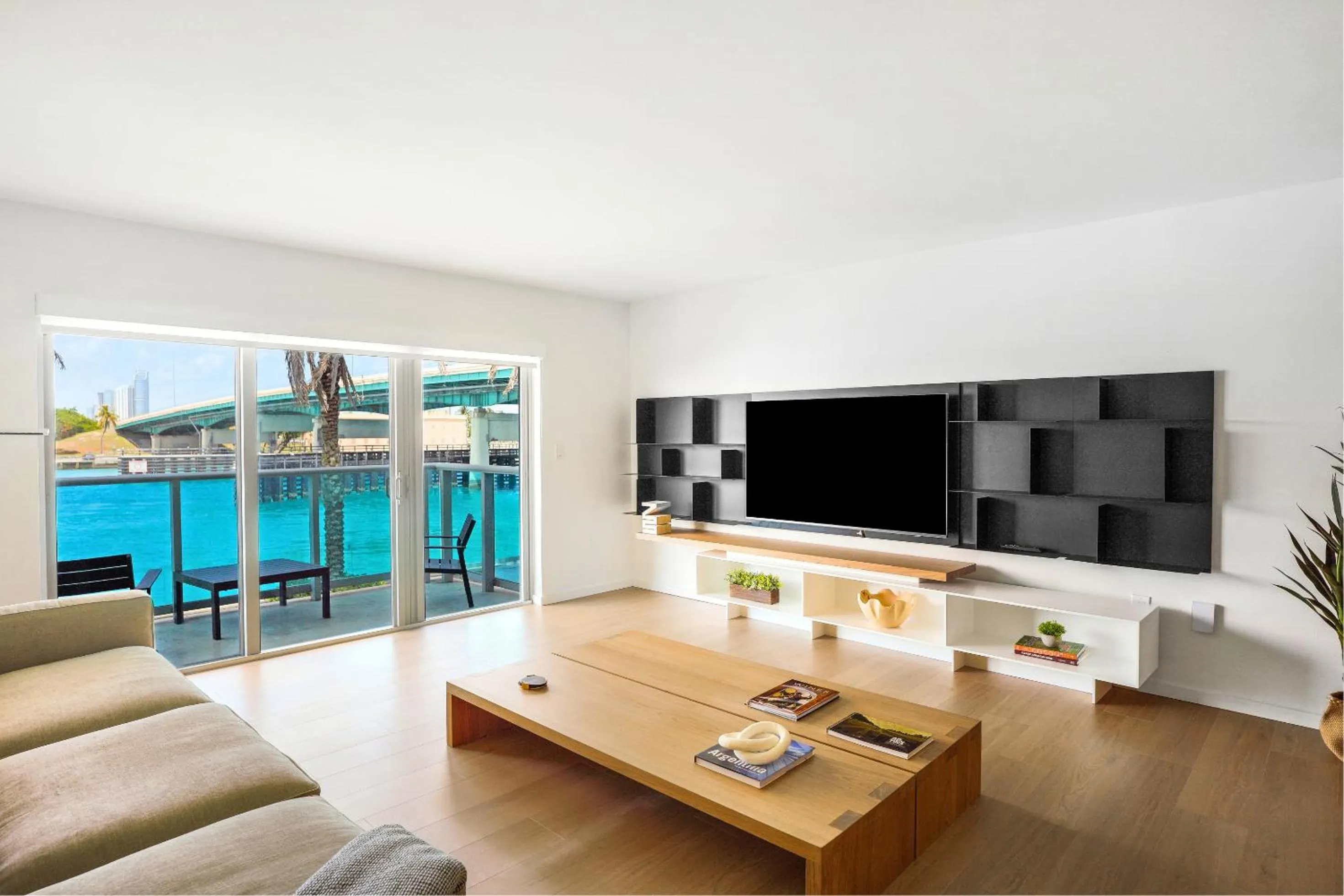 Living room in Beach Haus Bal Harbour