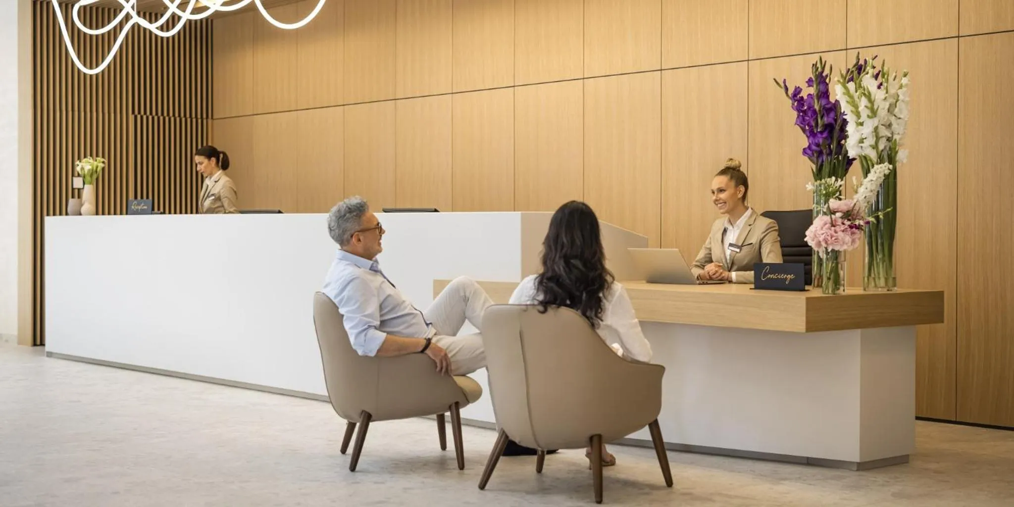 Lobby or reception in Aminess Laurel Khalani Hotel