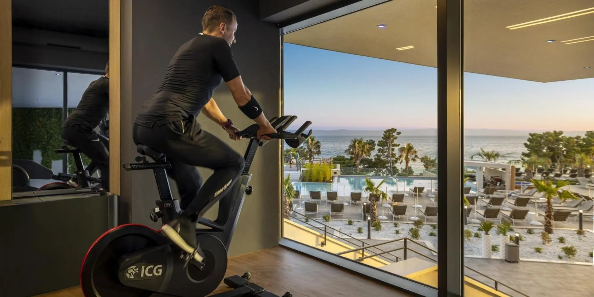 Fitness centre/facilities in Aminess Laurel Khalani Hotel