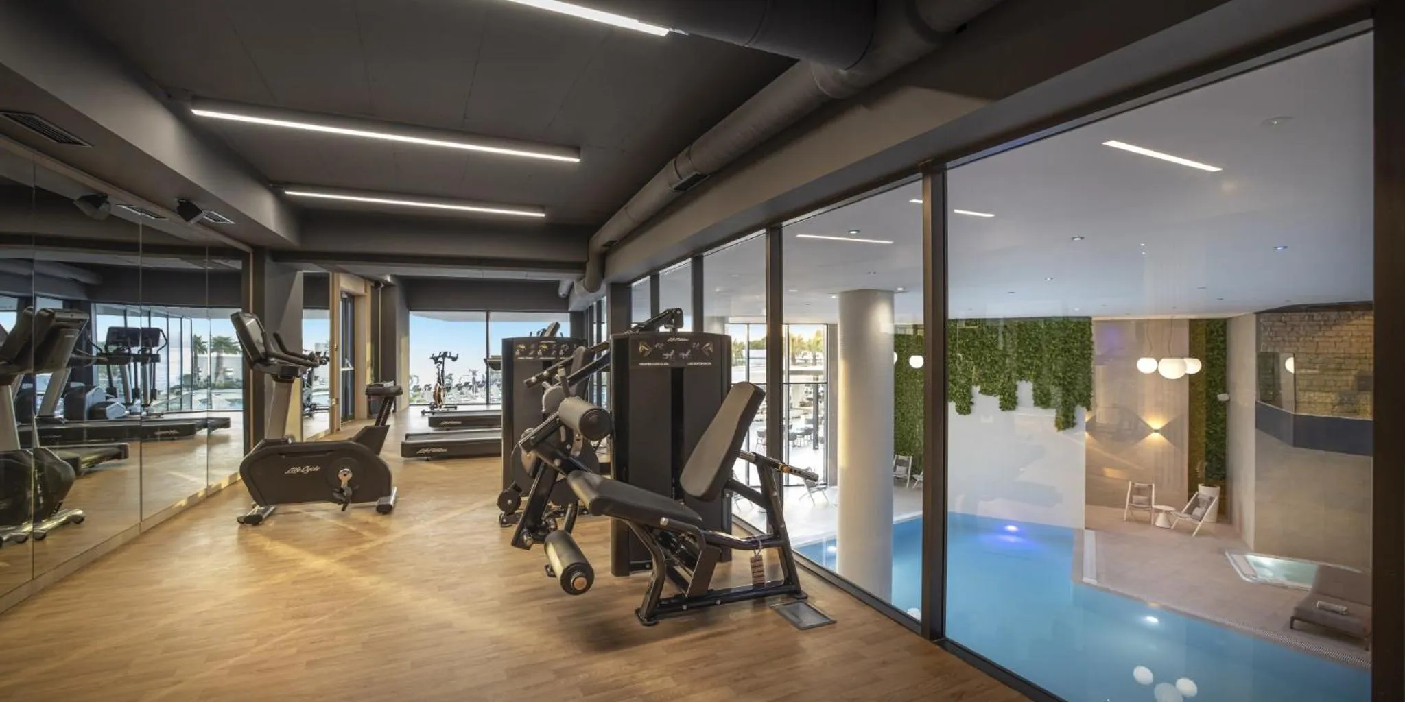 Fitness centre/facilities in Aminess Laurel Khalani Hotel