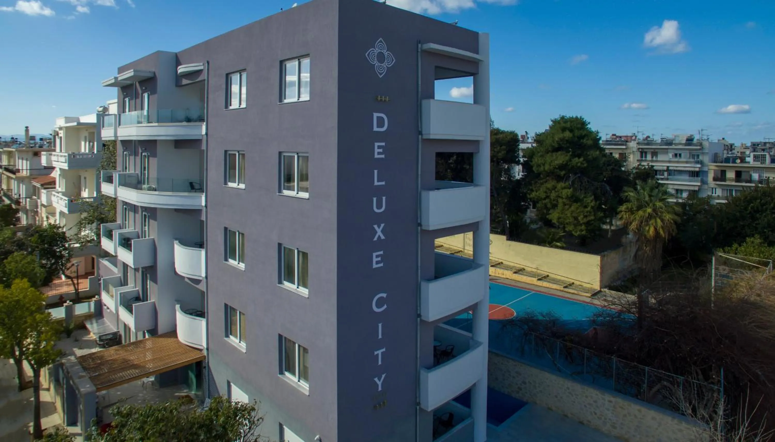 Property building in Deluxe City Hotel