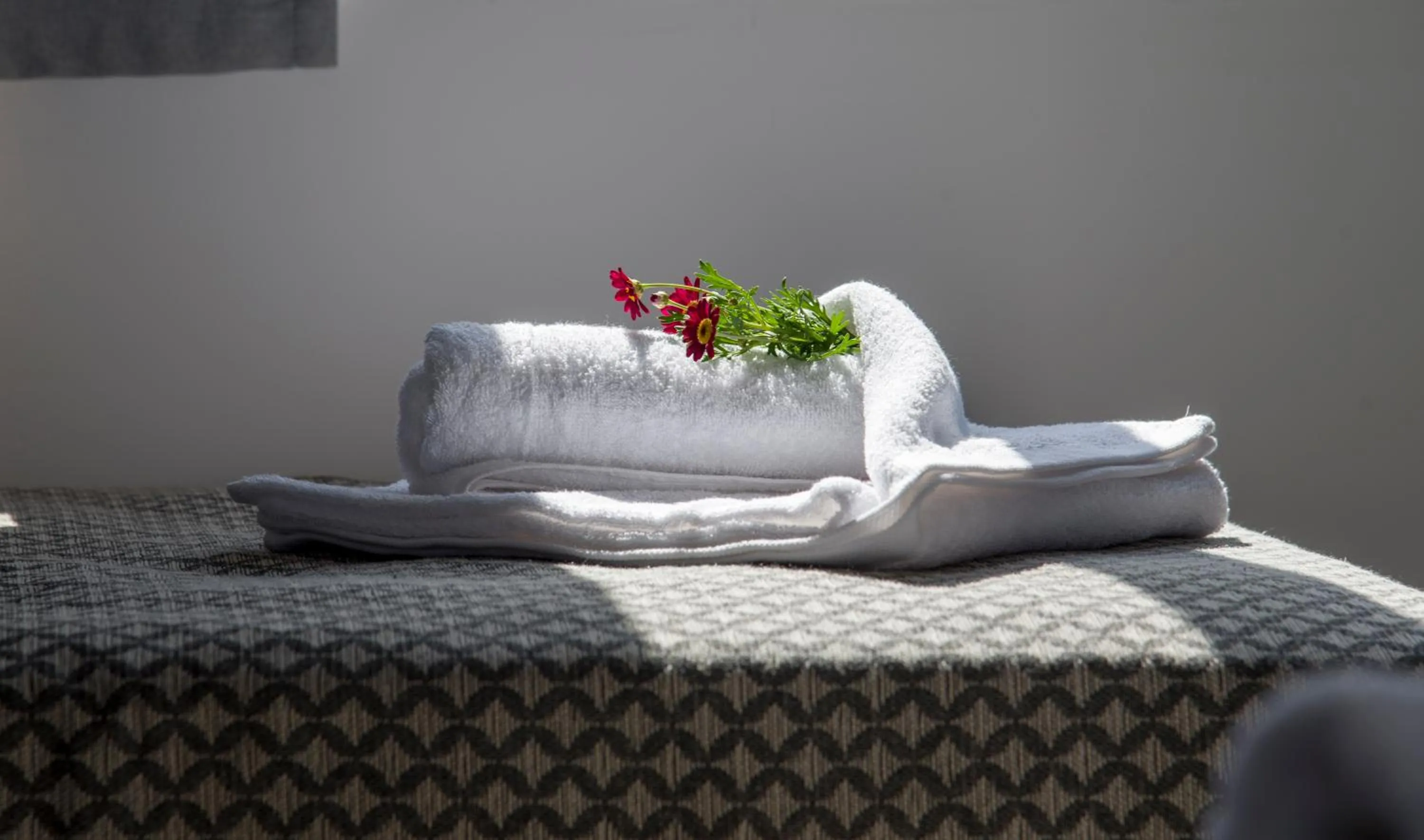 Bed in Deluxe City Hotel