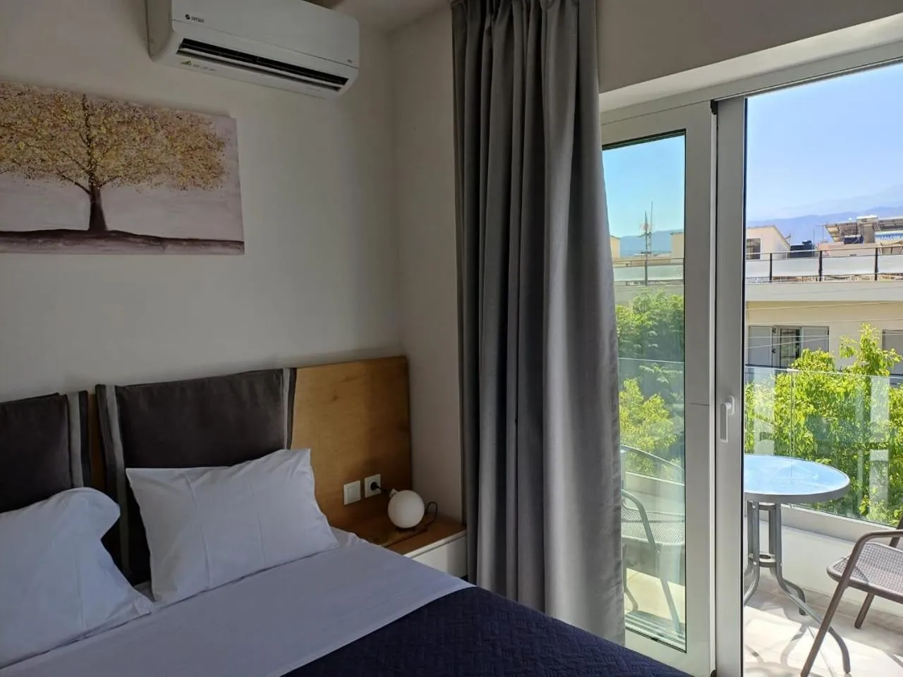 View (from property/room), Bed in Deluxe City Hotel