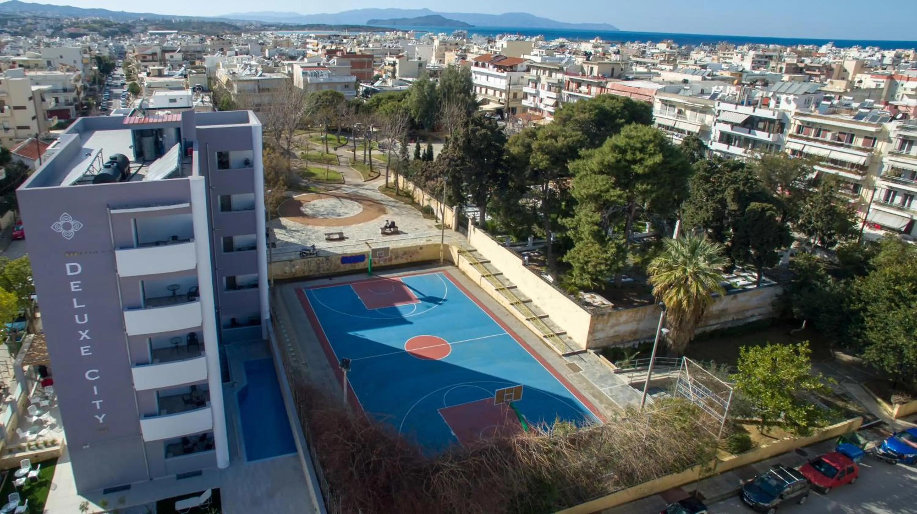 Bird's eye view in Deluxe City Hotel