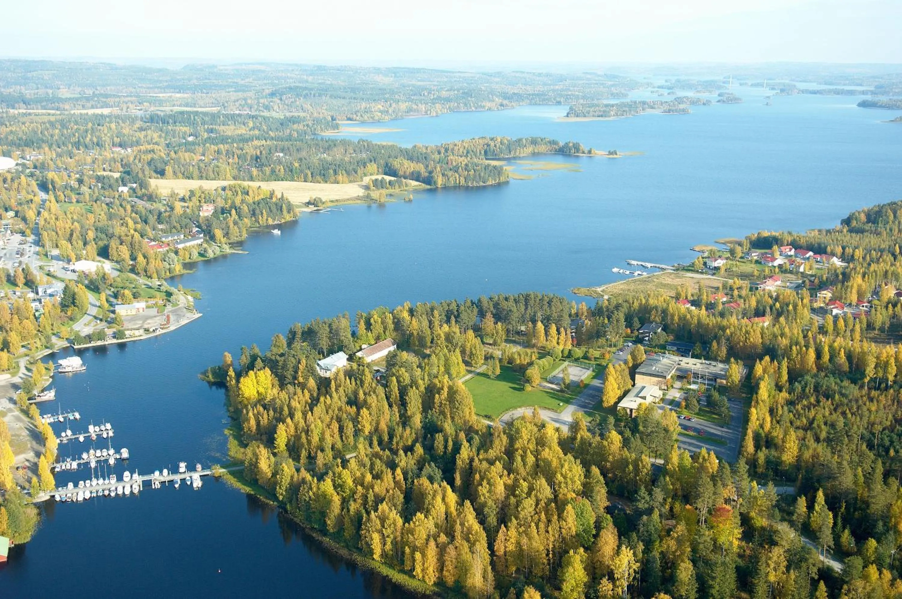 Bird's eye view in Summer Hotel Tähtelä, Alkio-opisto