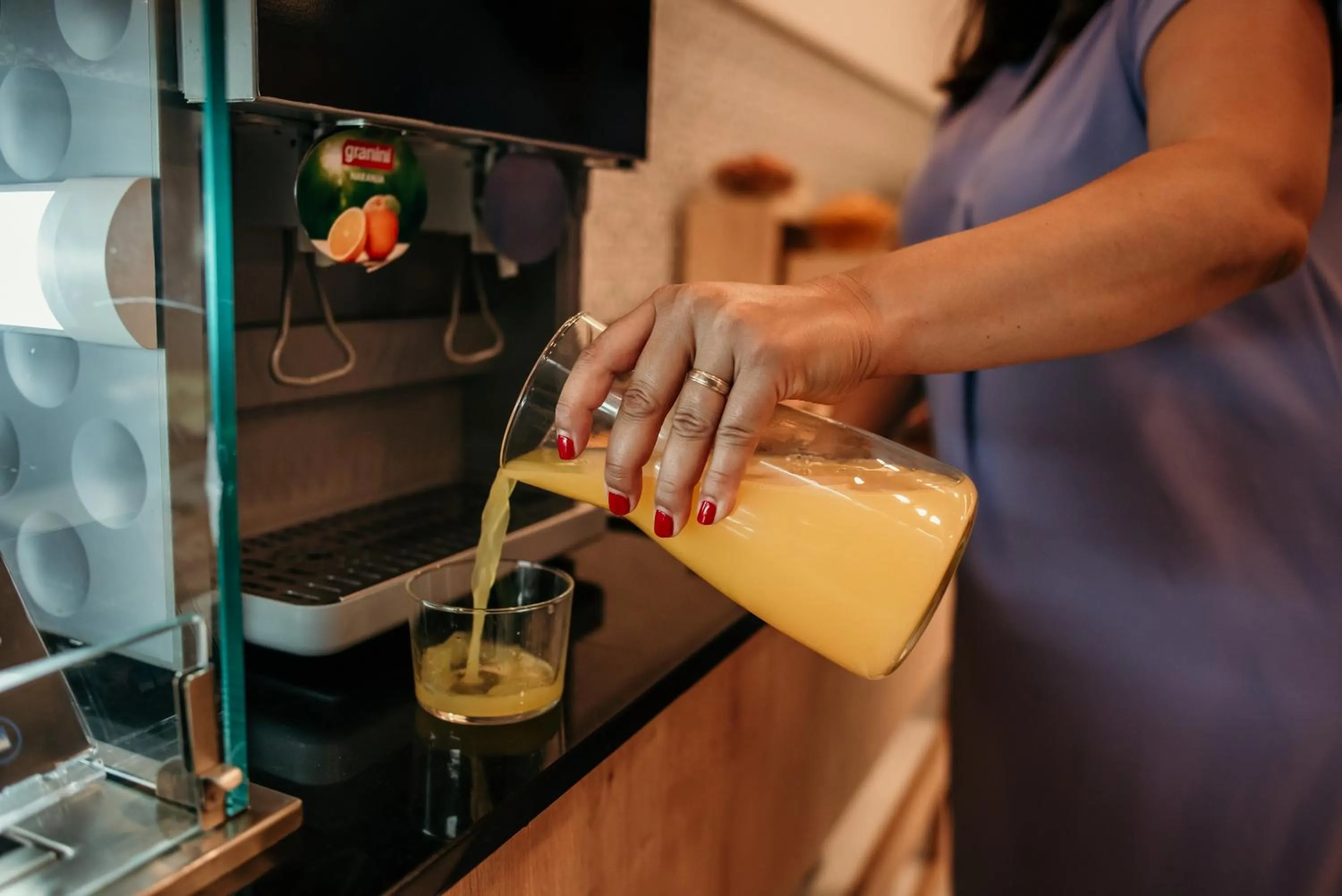 Buffet breakfast in Hotel Lux Melide