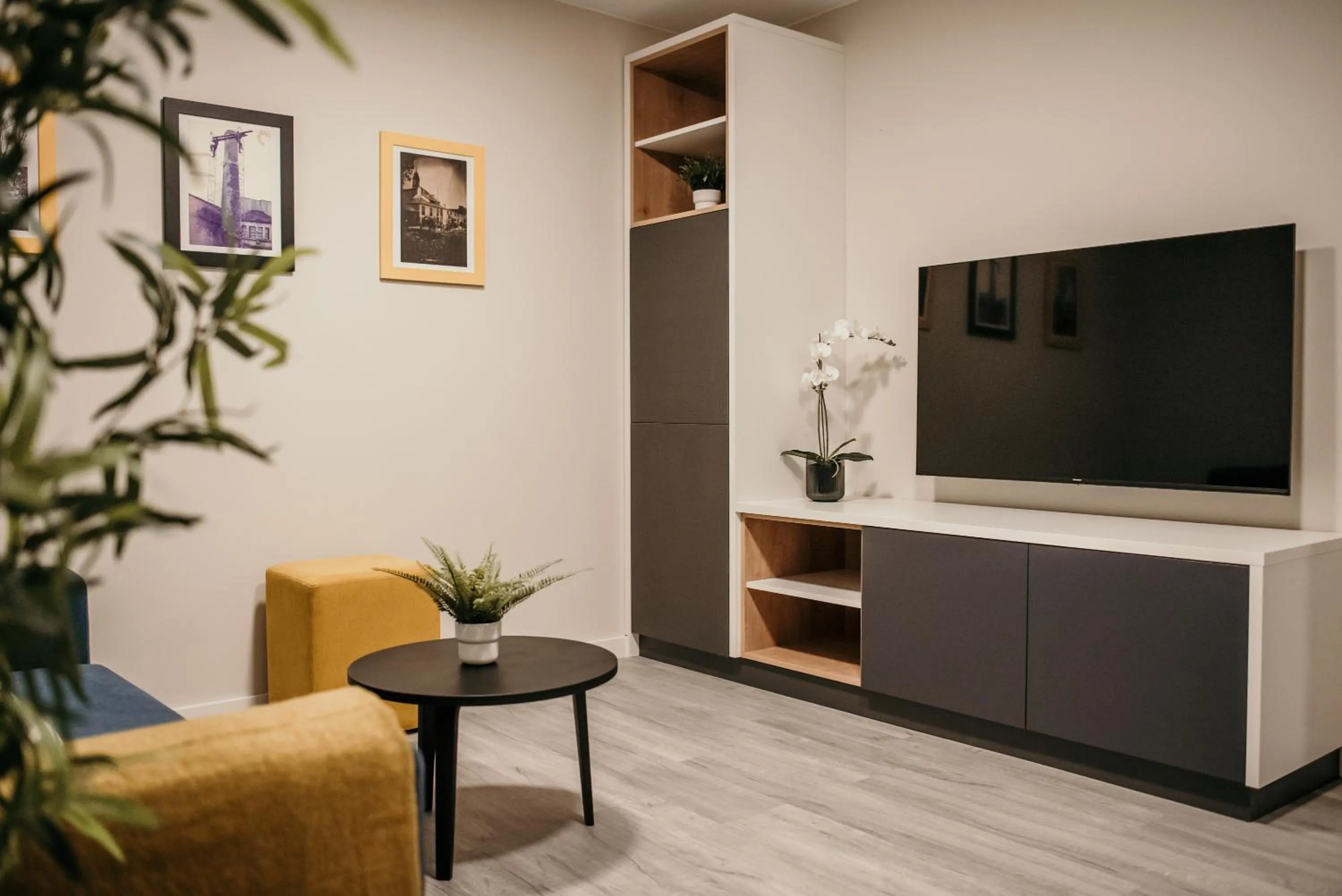 Communal lounge/ TV room in Hotel Lux Melide