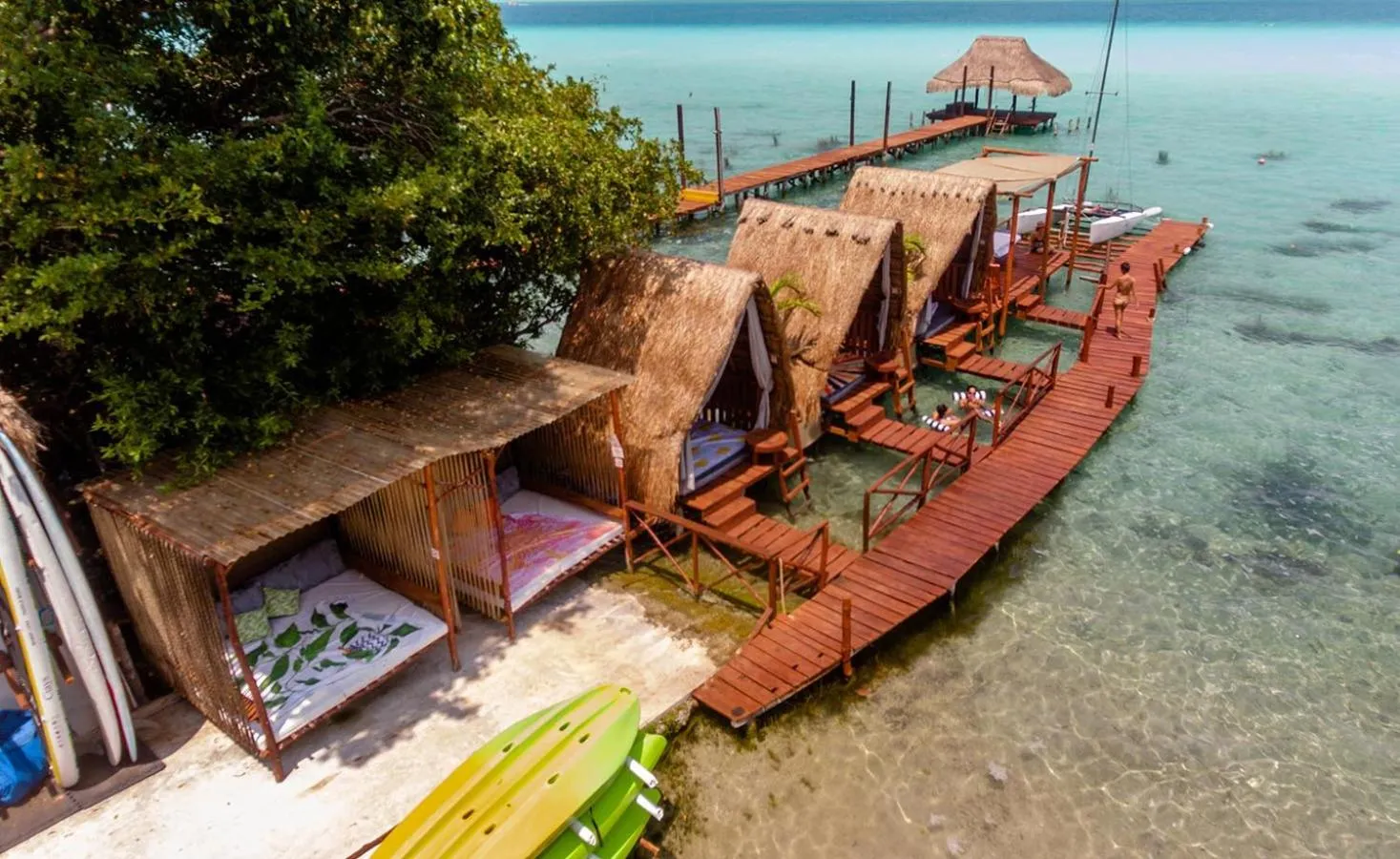 Restaurant/places to eat in El Búho Lagoon Bacalar