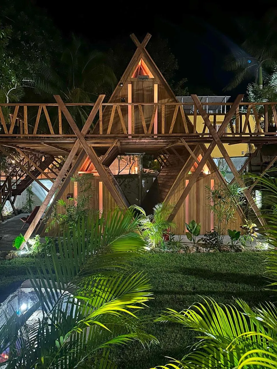 Property building in El Búho Lagoon Bacalar