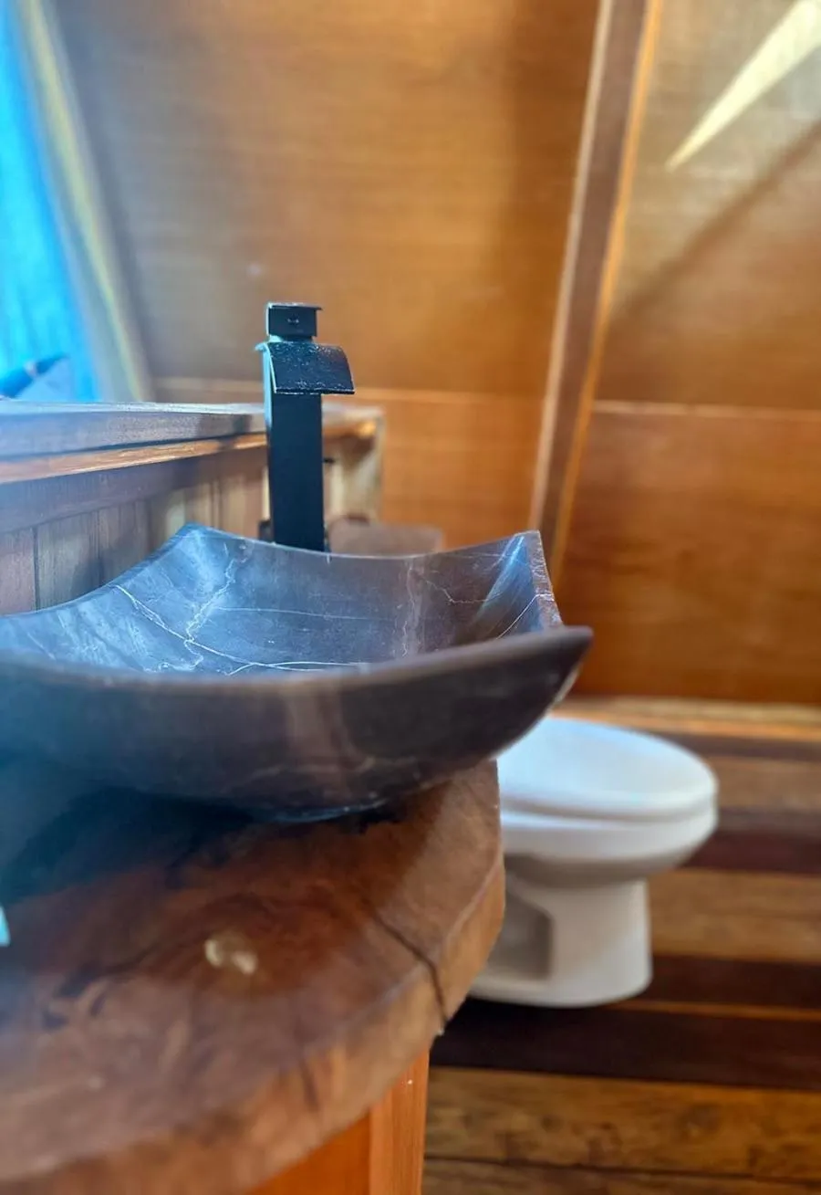 Bathroom in El Búho Lagoon Bacalar