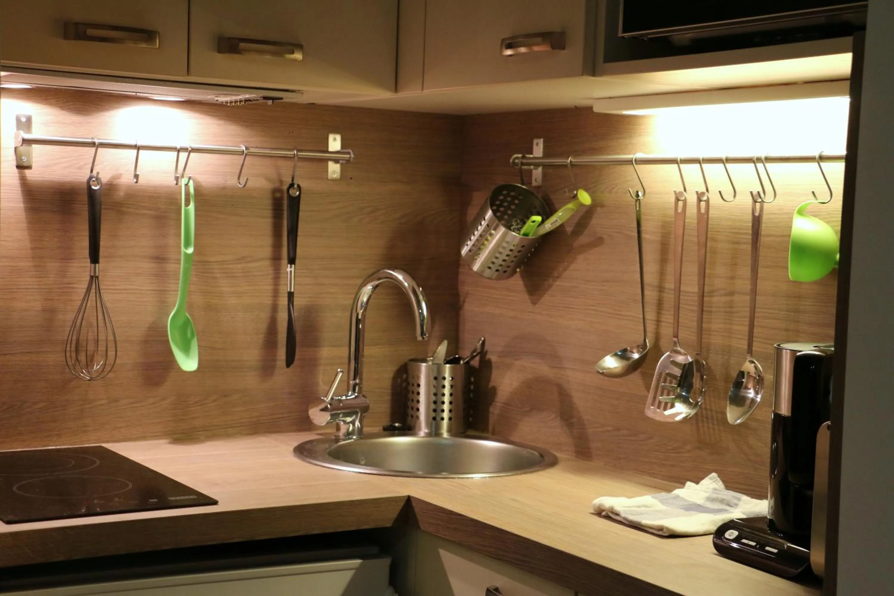 Kitchen or kitchenette in Hostel Tivoli