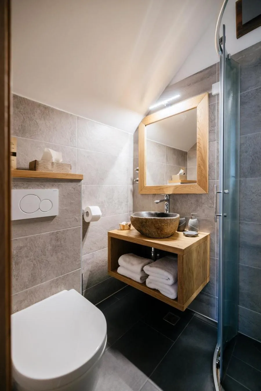 Bathroom in Eko hiša-Eco House Na razpotju