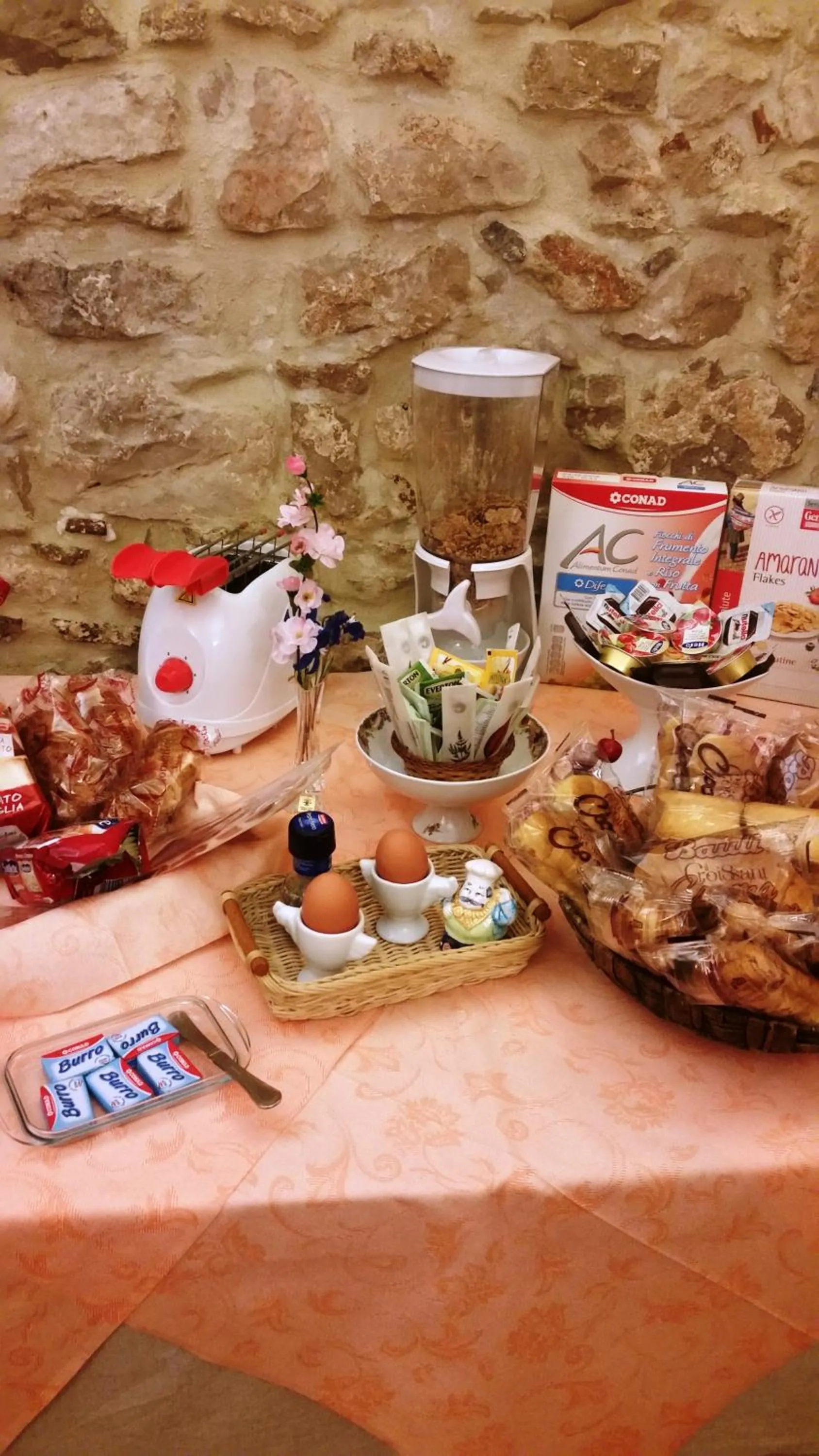 Food and drinks in Bed And Breakfast Camere Primavera