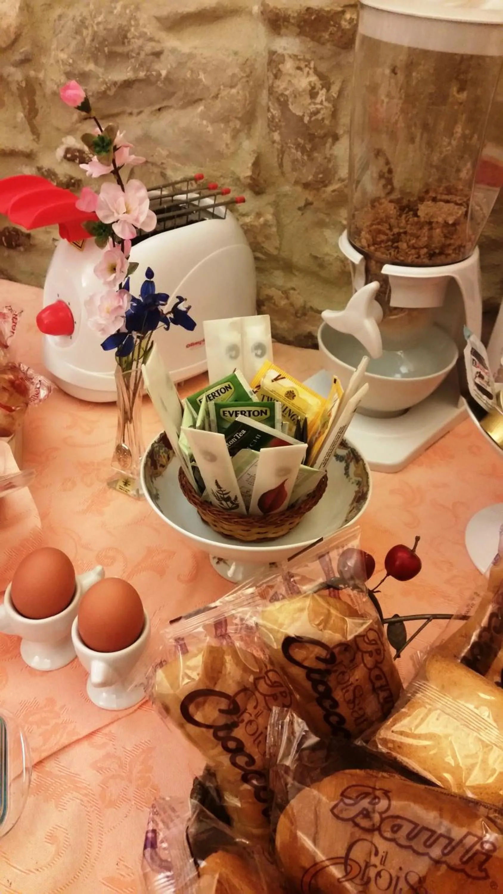 Food and drinks in Bed And Breakfast Camere Primavera