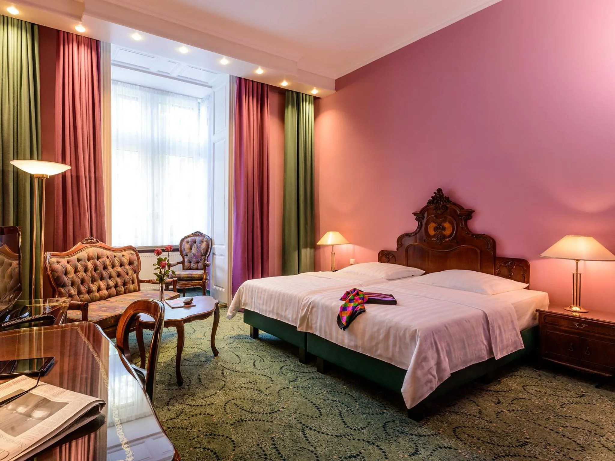 Photo of the whole room, Bed in Hotel Palmenhof