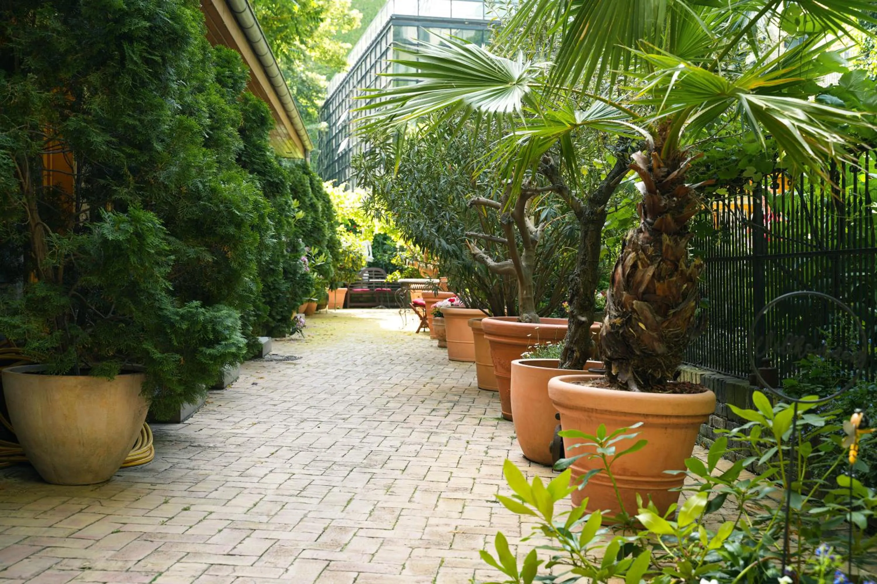 Garden view in THE GATE GARDEN Hotel