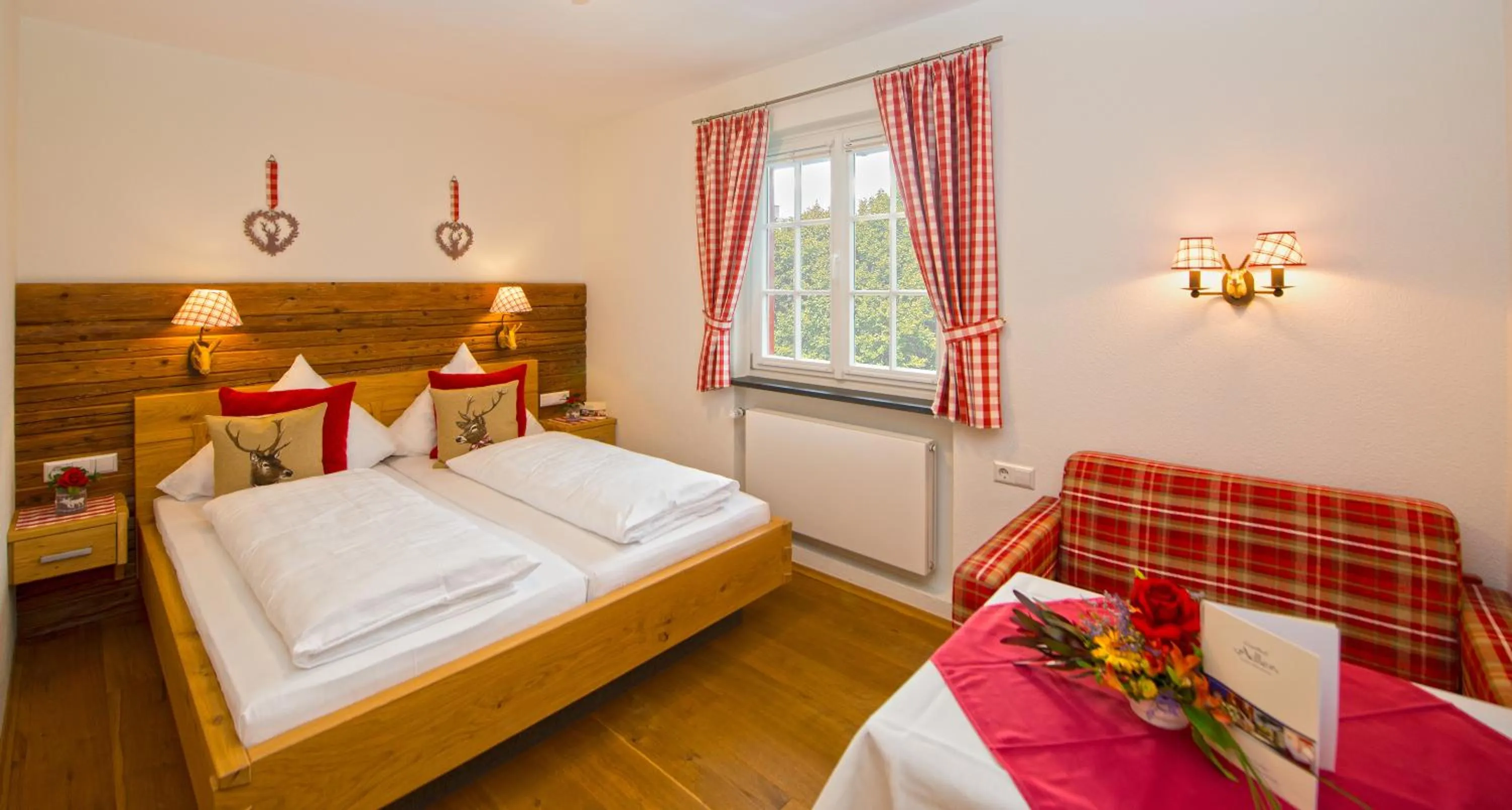 Photo of the whole room, Bed in Hotel-Gasthof Adler