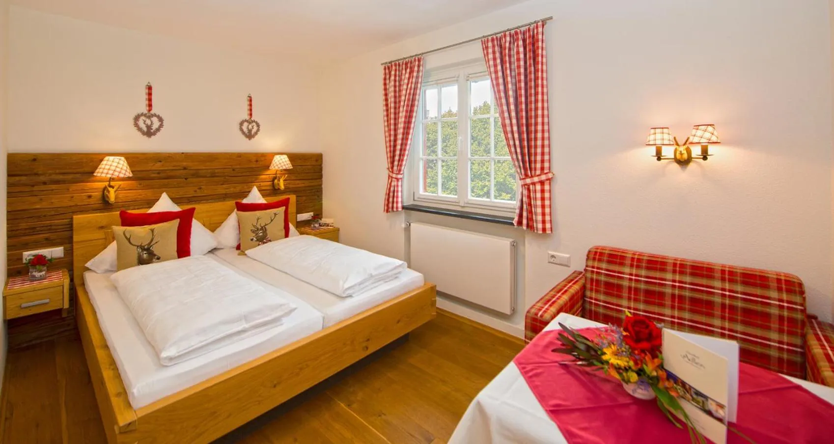 Photo of the whole room, Bed in Hotel-Gasthof Adler