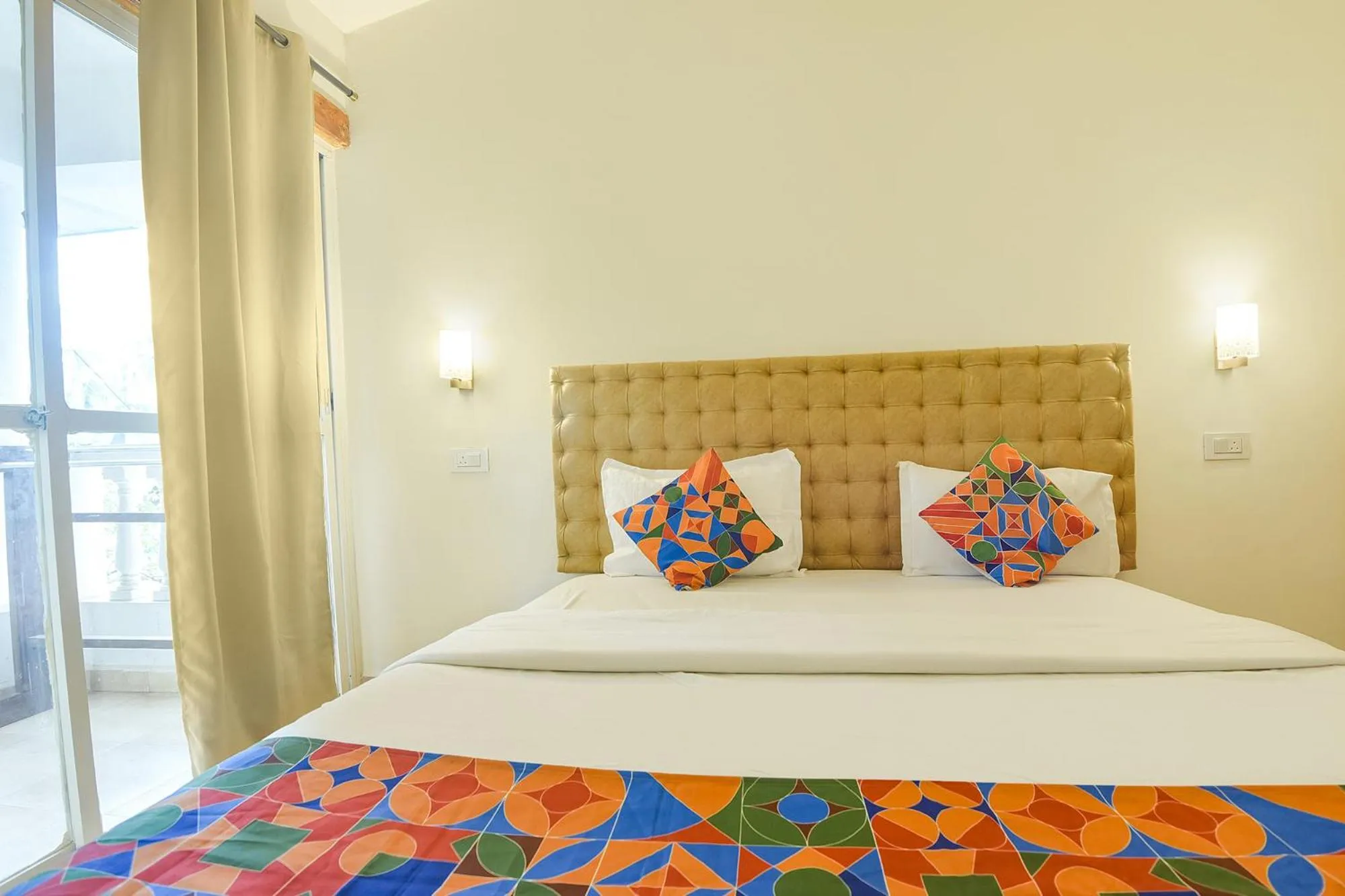 Bed in FabHotel Grand Royal Palms - Nr Benaulim Beach