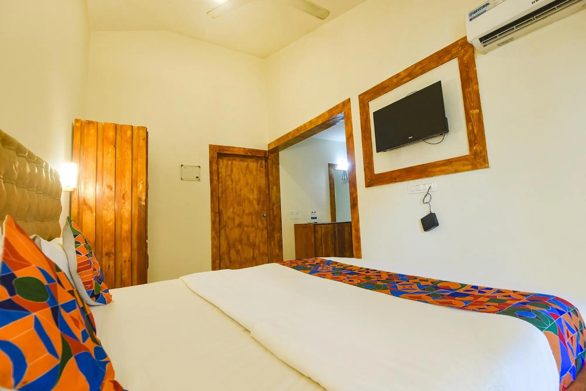 Bed in FabHotel Grand Royal Palms - Nr Benaulim Beach