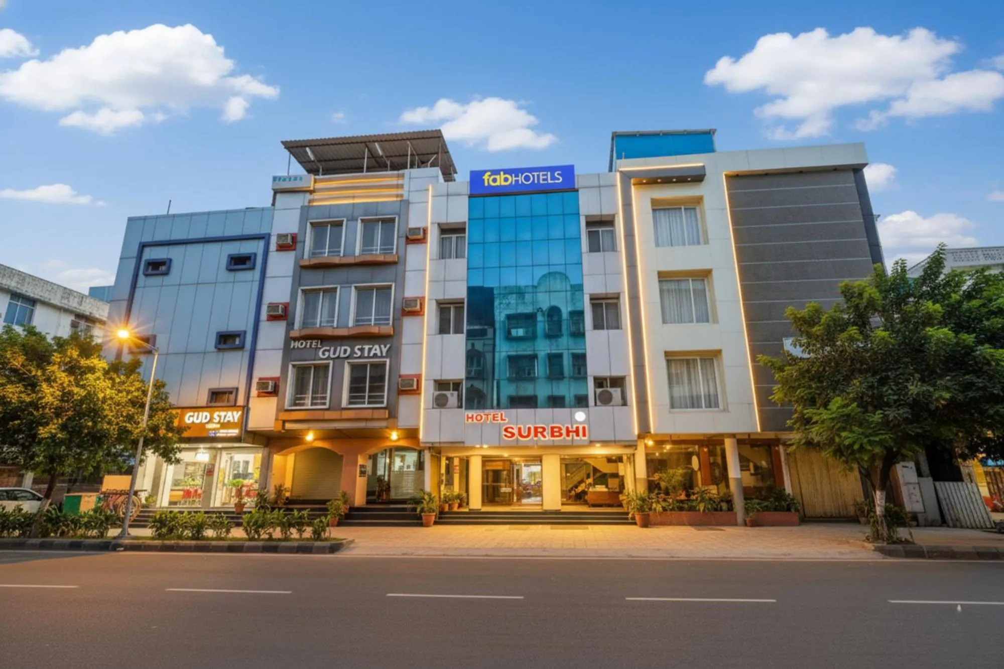 Property building in FabHotel Surbhi