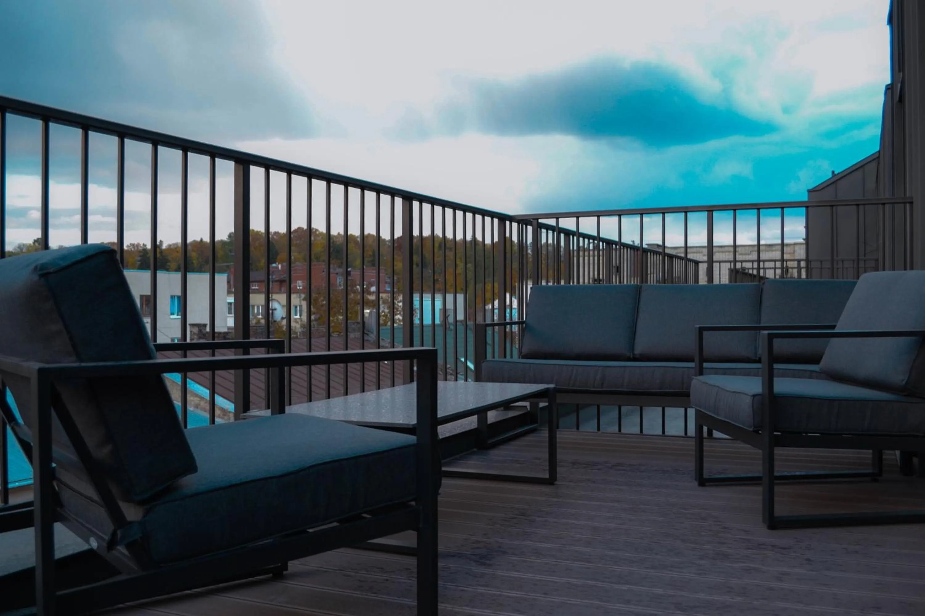 Balcony/Terrace in Kostjukowski apartments Nekrasova 45a