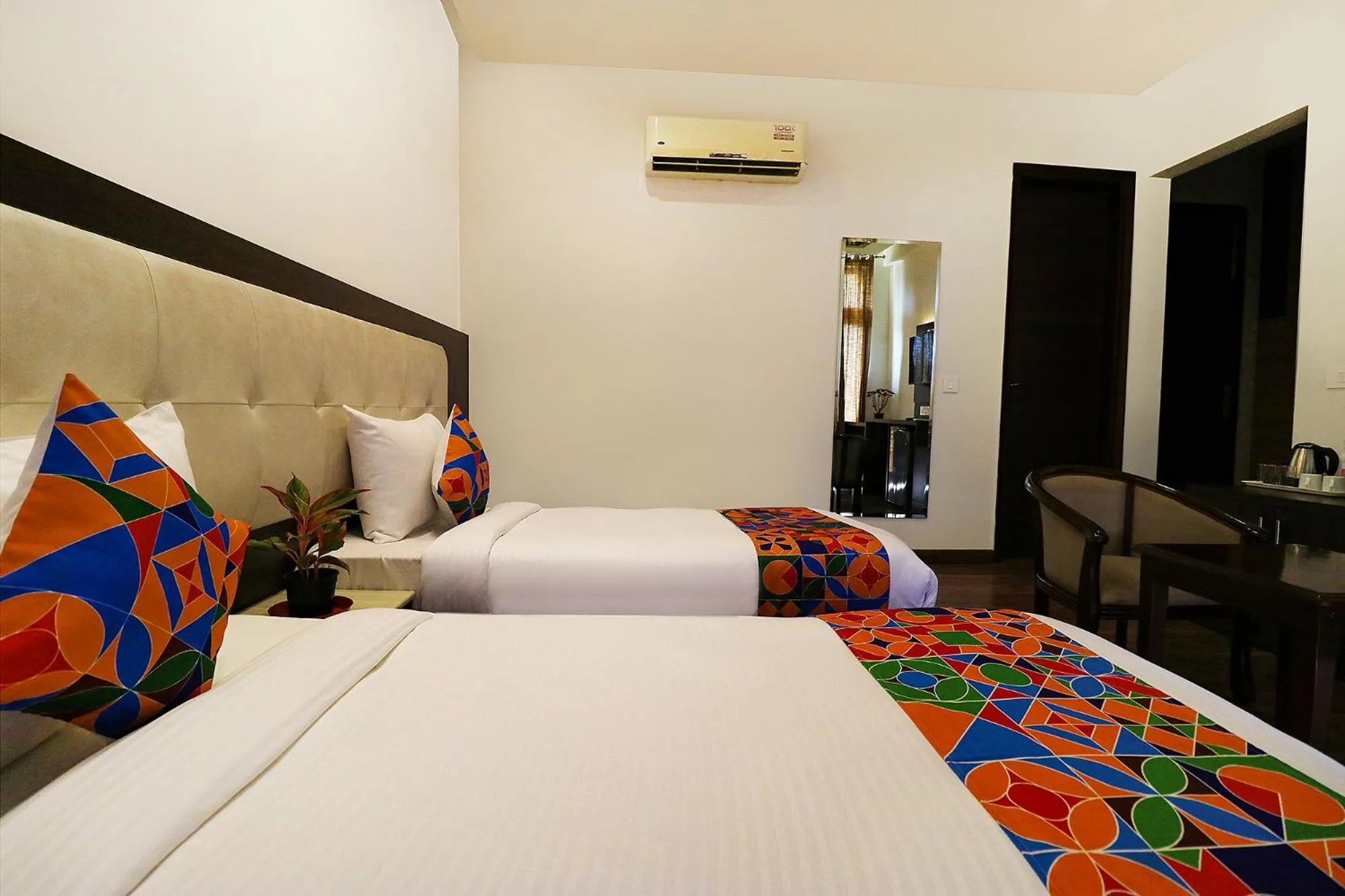 Bed in FabHotel Oyster Villa