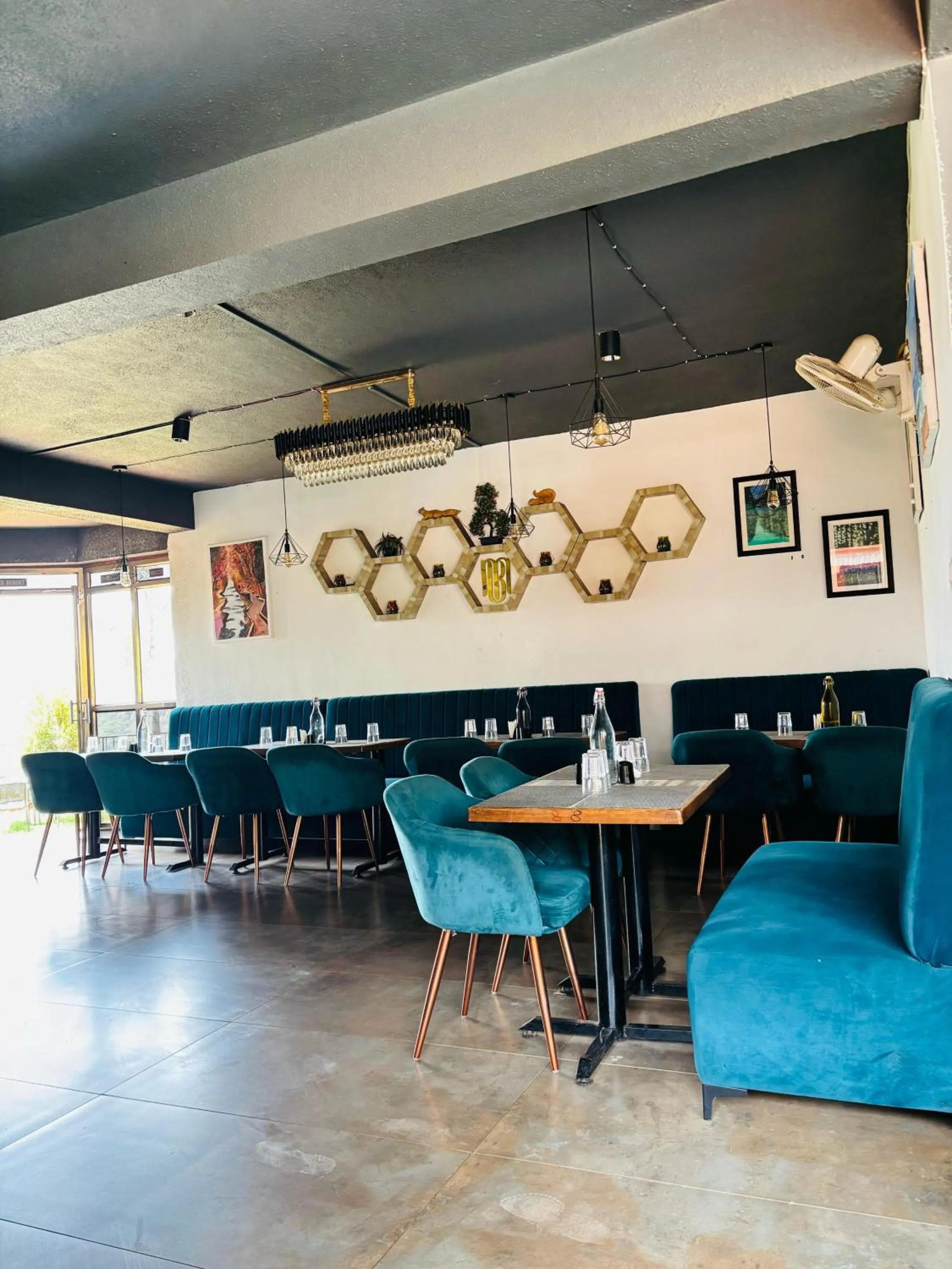 Seating area in Mountain Breeze Resort, Mahabaleshwar