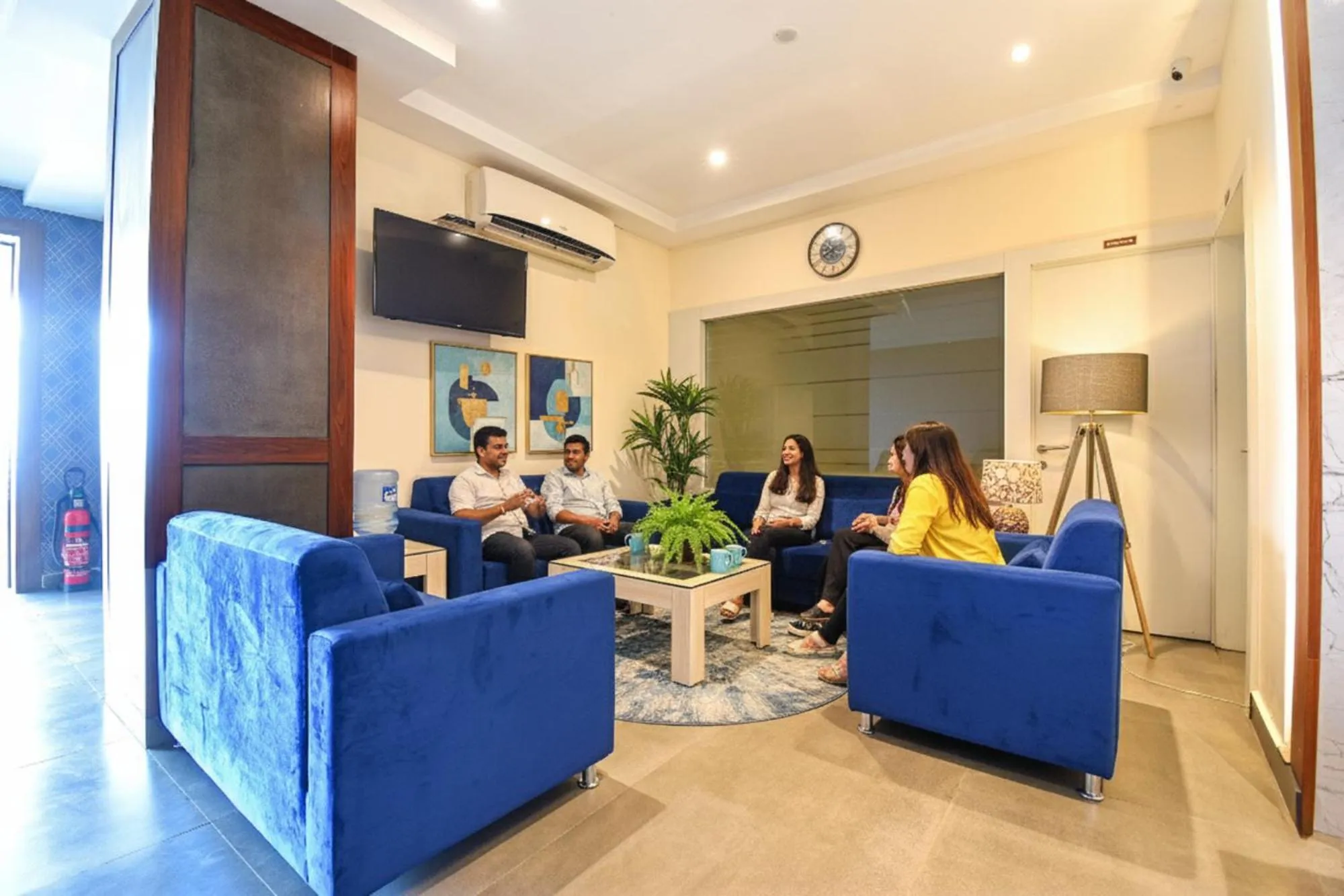 Seating area in FabHotel High Rise - Marathalli