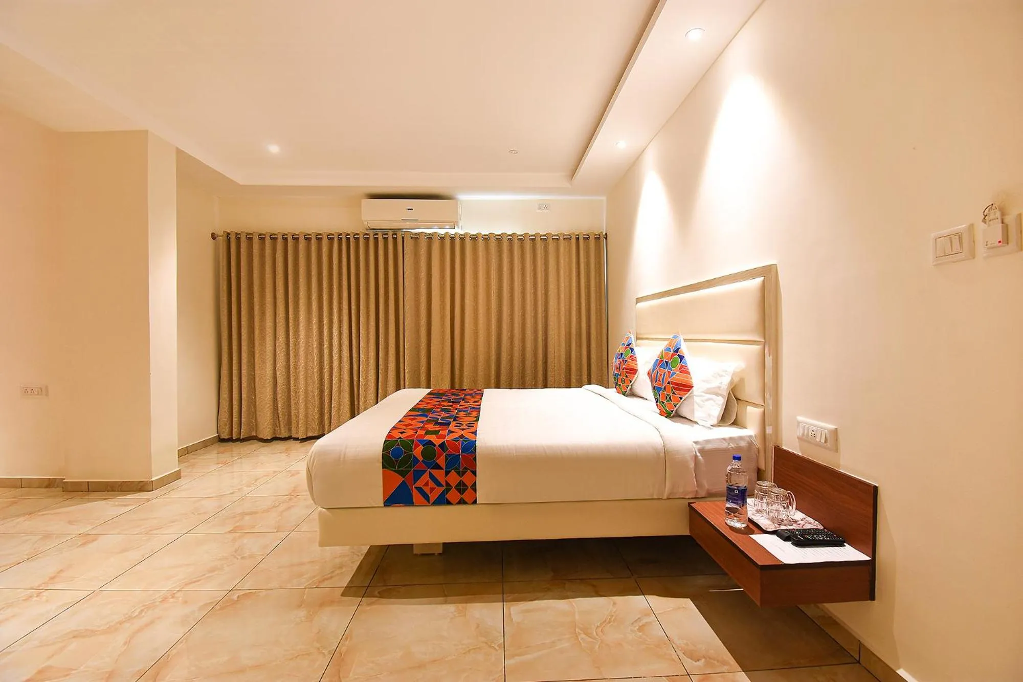 Bedroom, Bed in FabHotel High Rise - Marathalli