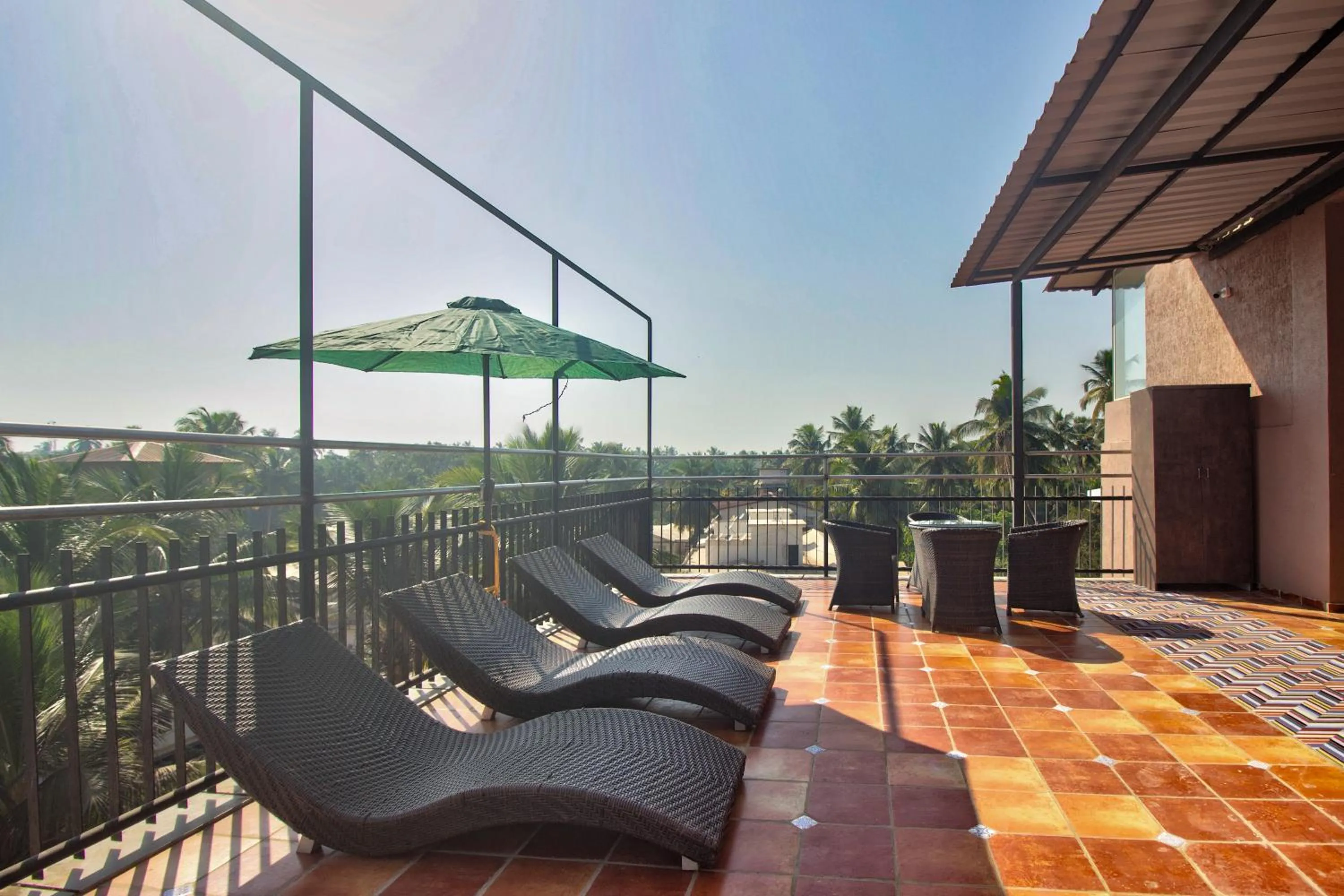 Seating area in Hotel Sea Sapphire ,Calangute