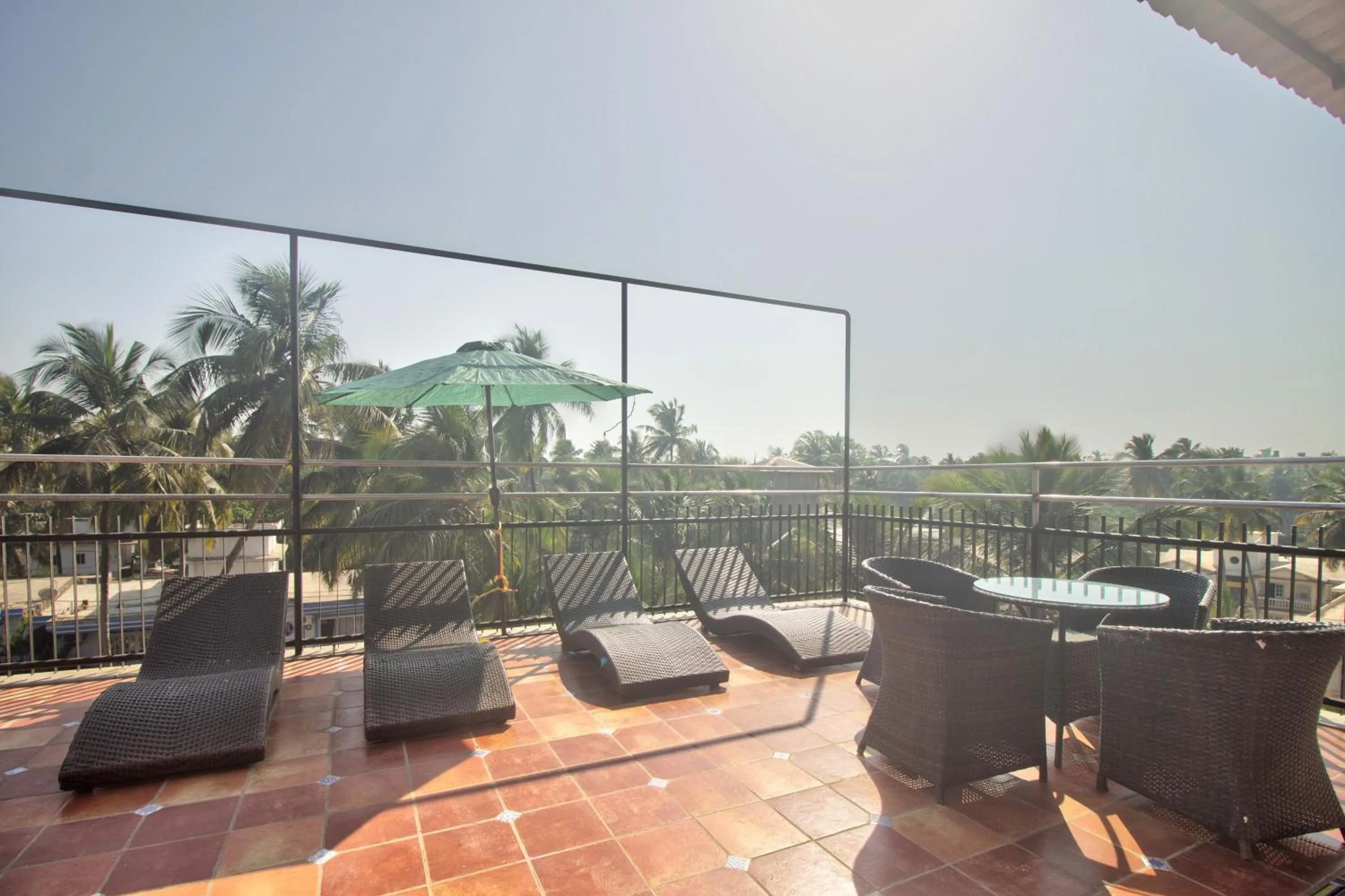 Seating area in Hotel Sea Sapphire ,Calangute