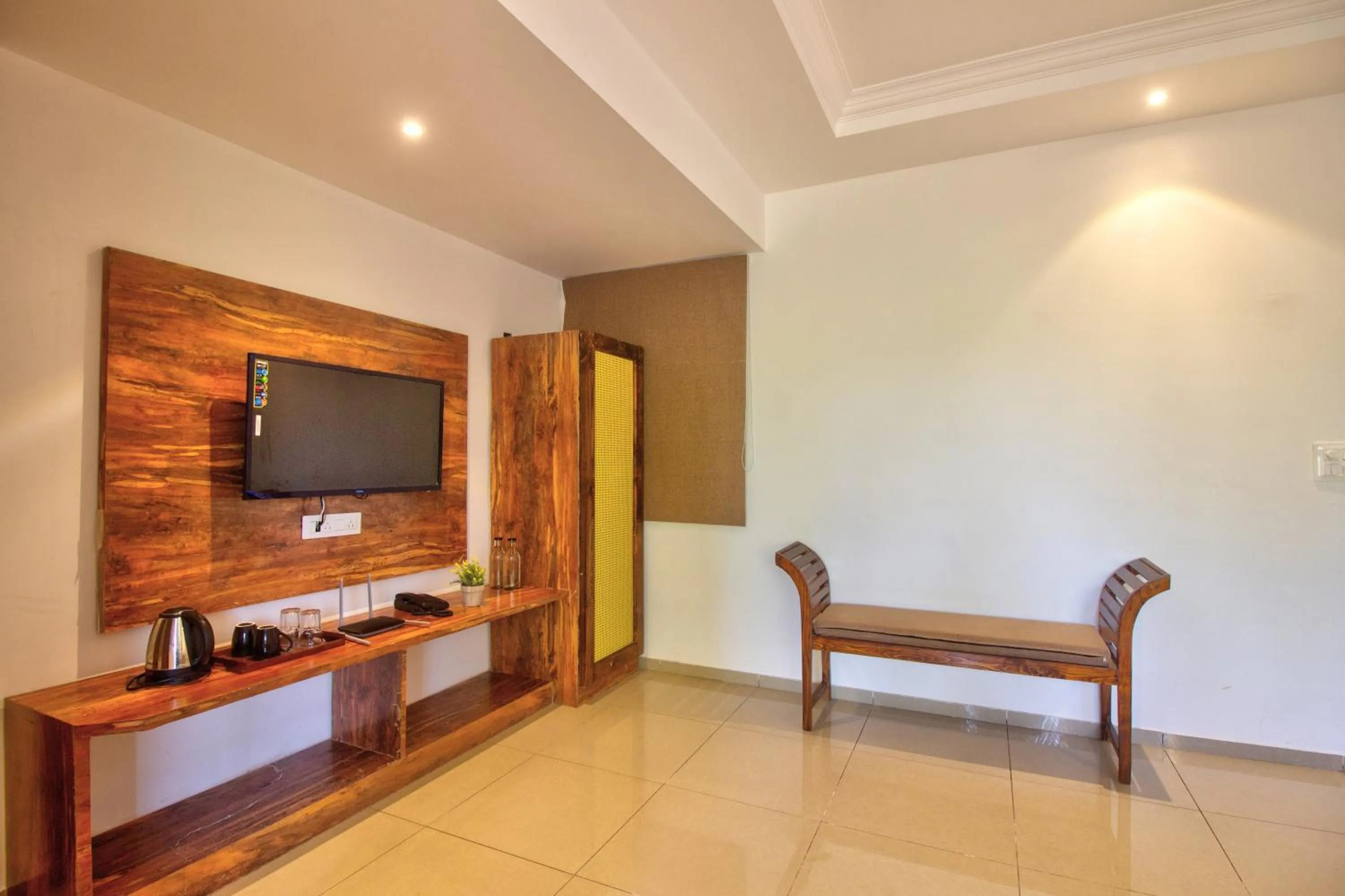 Seating area in Hotel Sea Sapphire ,Calangute