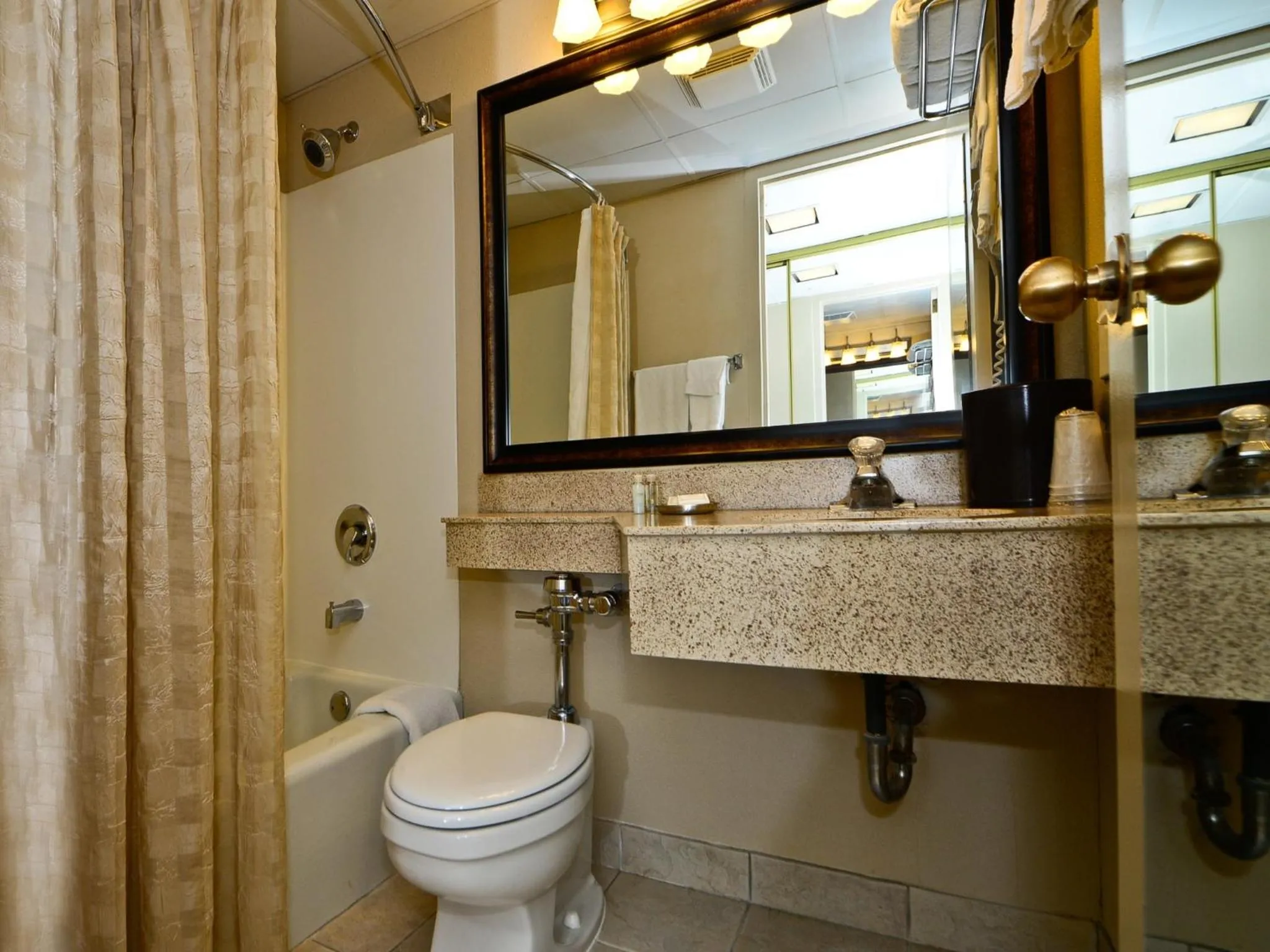 Shower in Ramada by Wyndham Plymouth Hotel & Conference Center