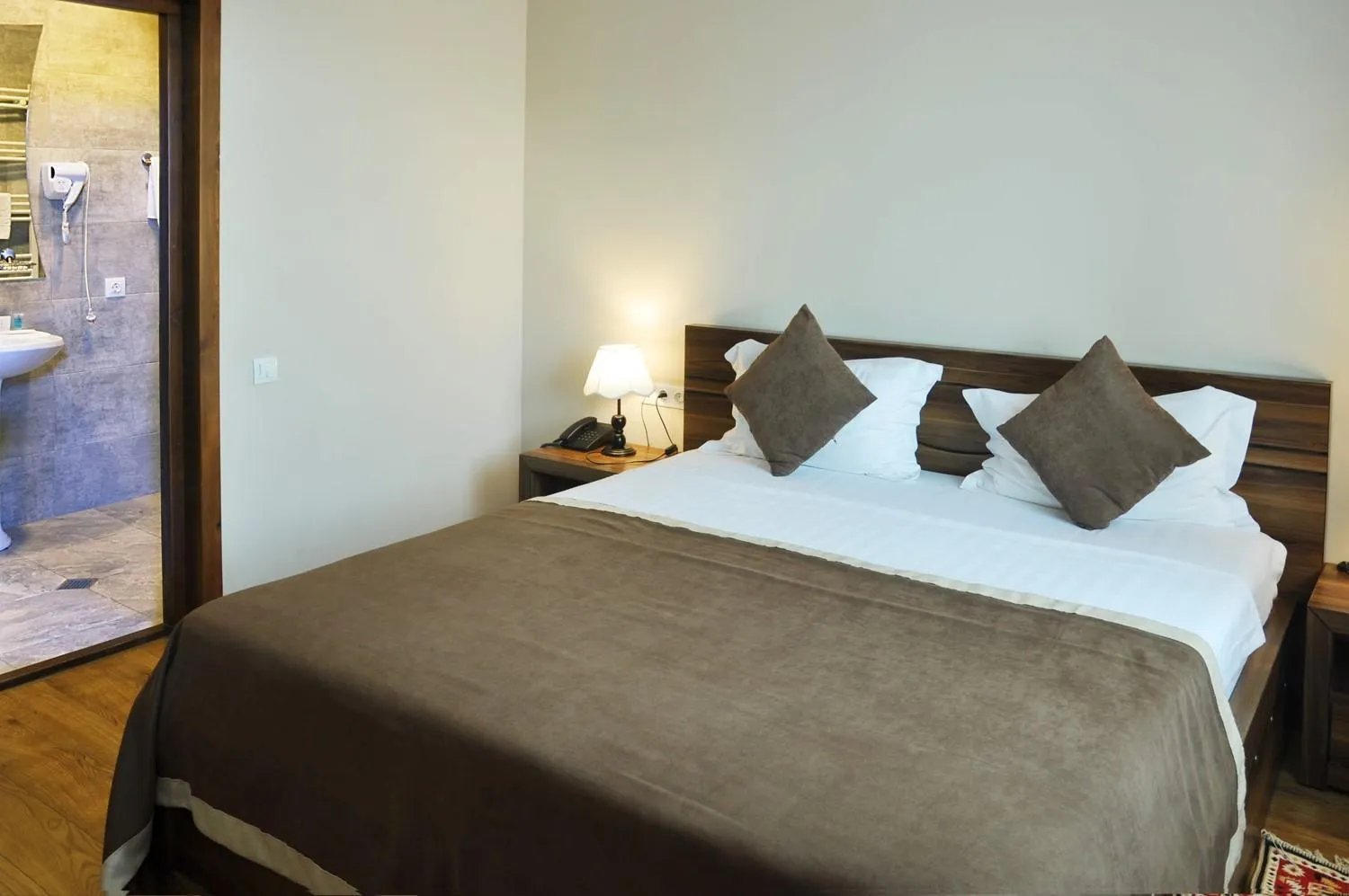 Bed in Hotel Gremi Tbilisi