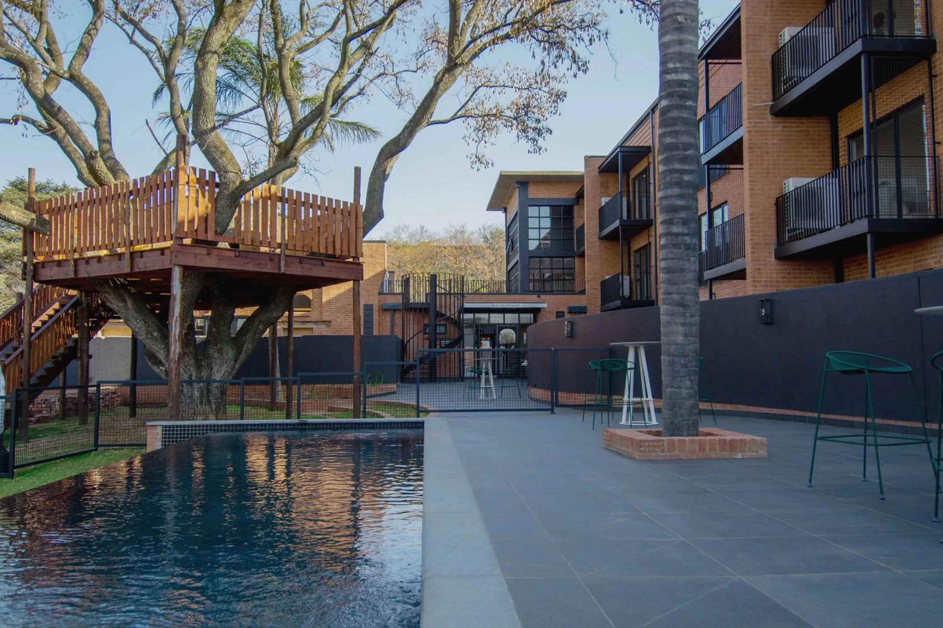 Pool view in Hyatt House Johannesburg, Sandton