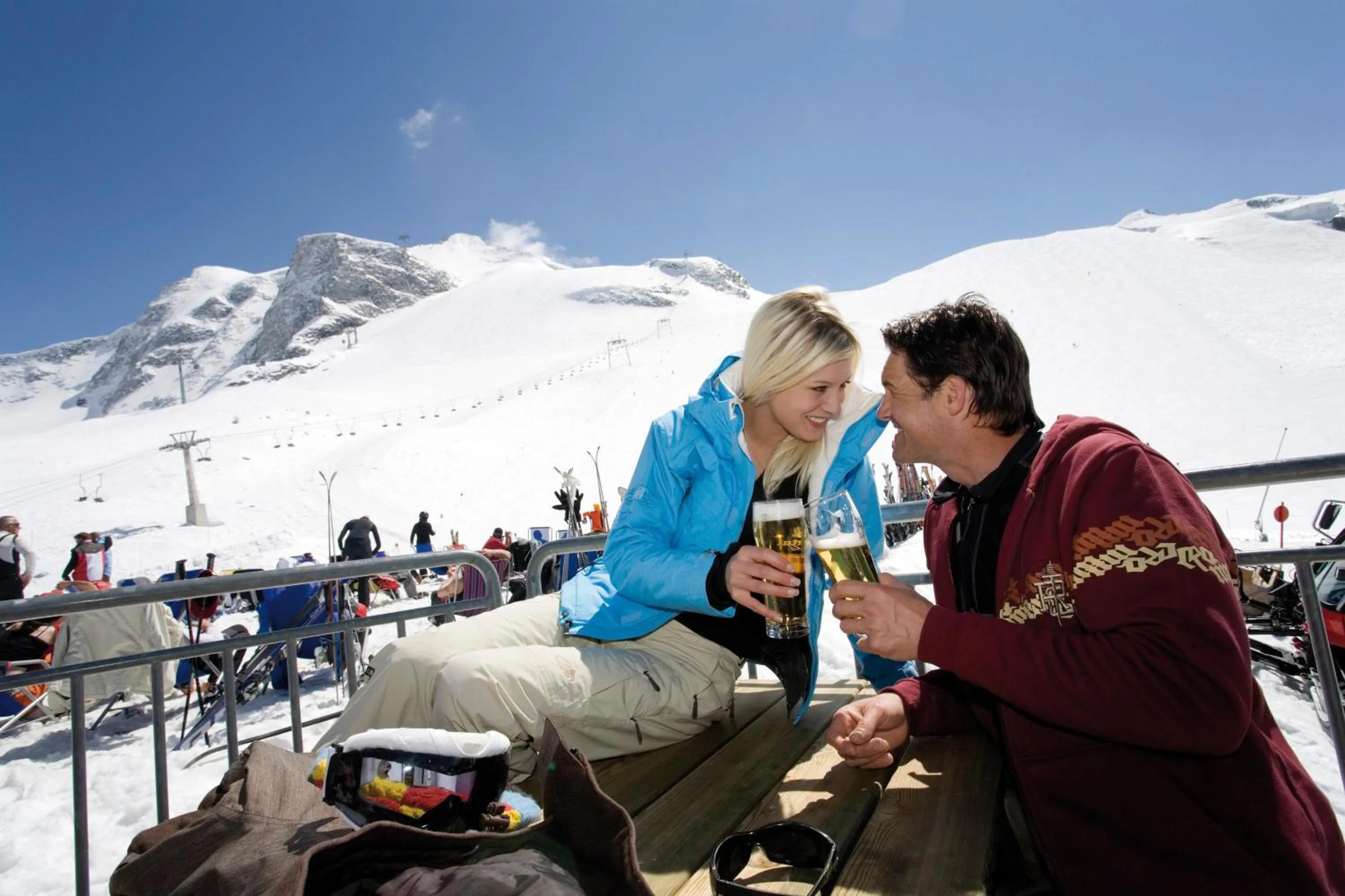group of guests in Hotel Sonne