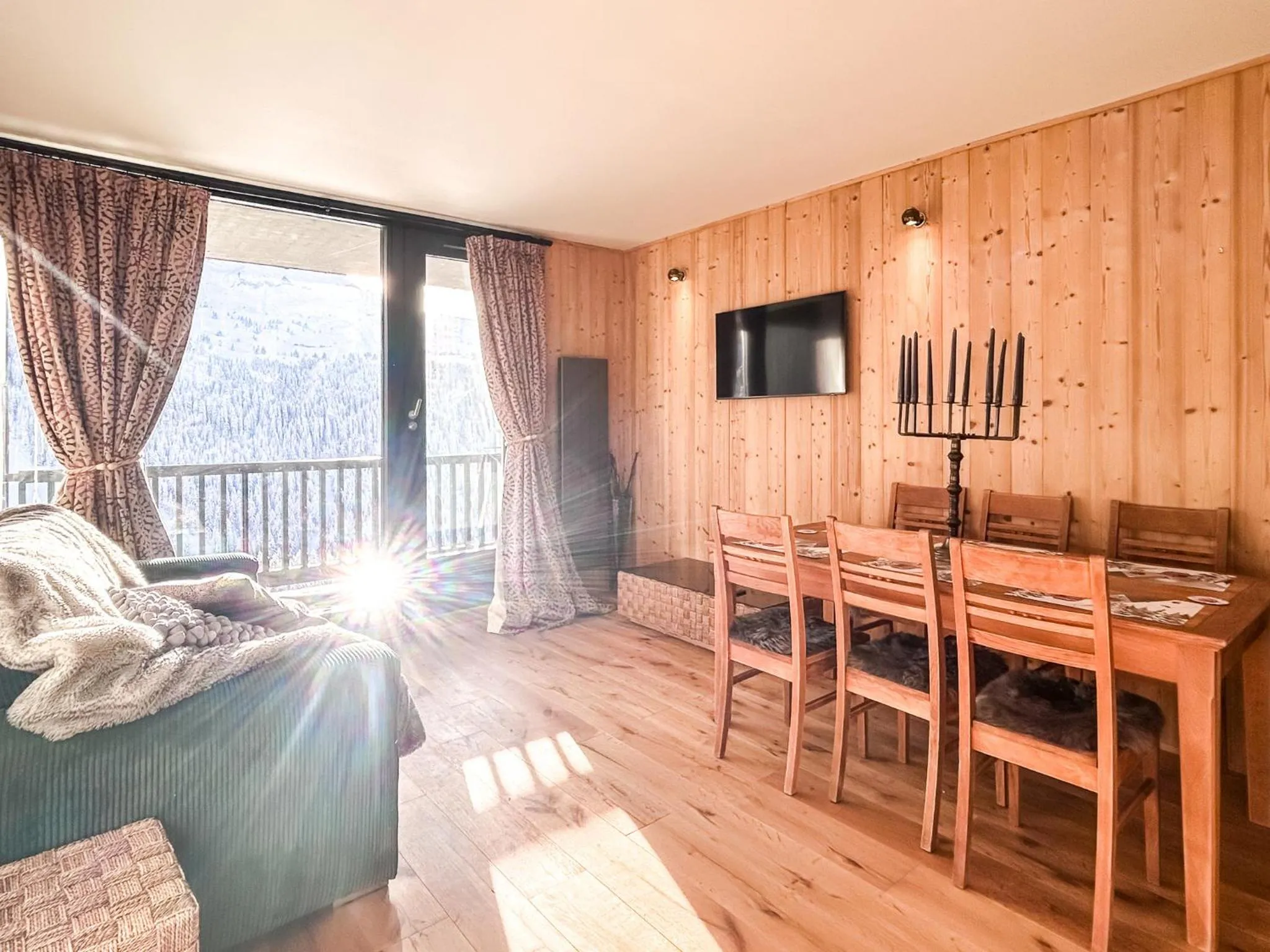 Next to the pistes, 1-bedroom family apartment