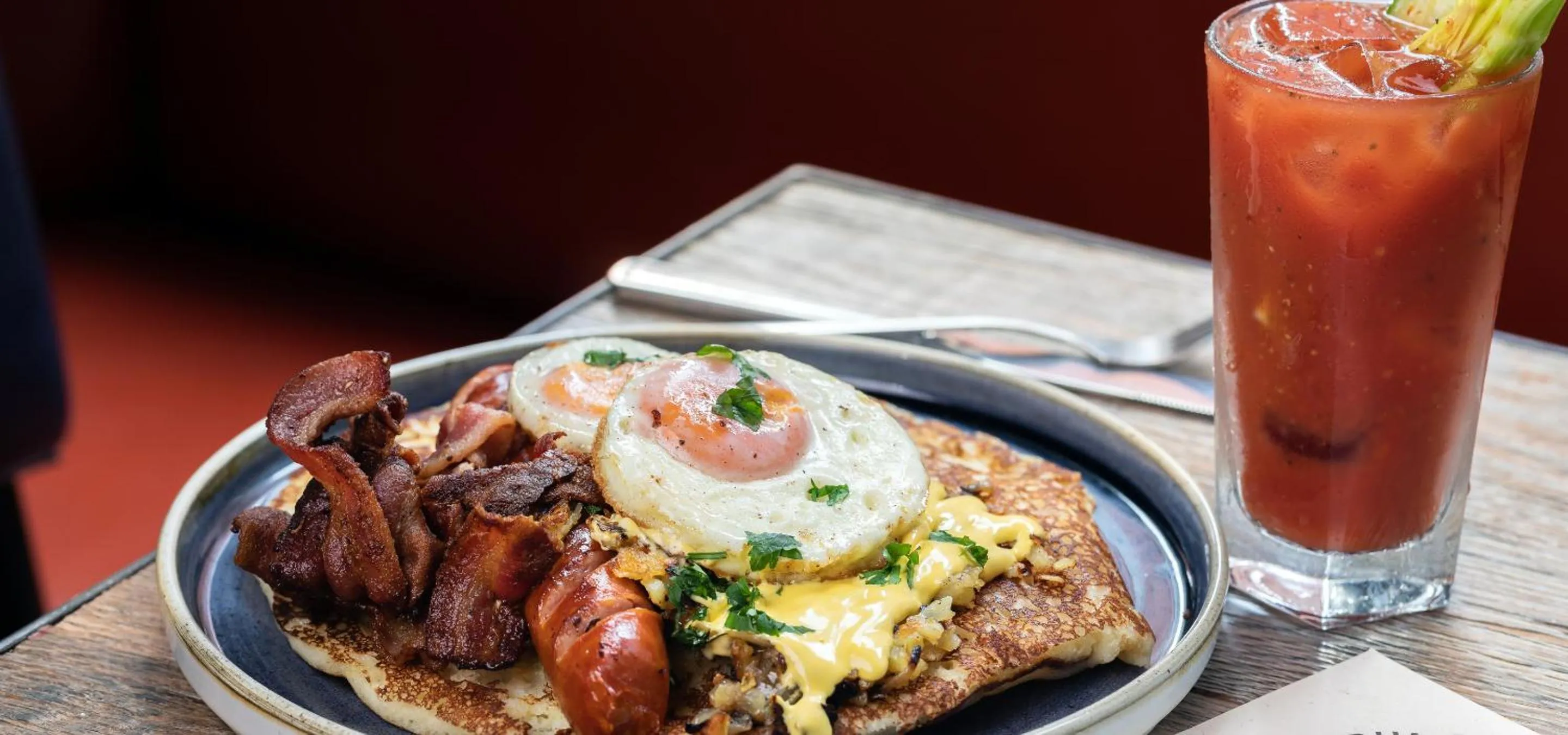 Breakfast in BrewDog DogHouse Edinburgh